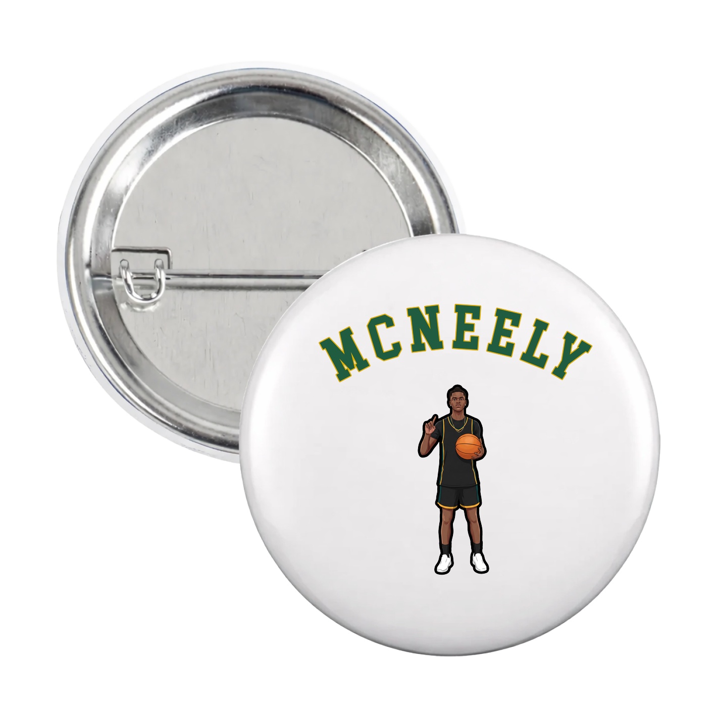 Game Day Button — Shirsey Arch in White