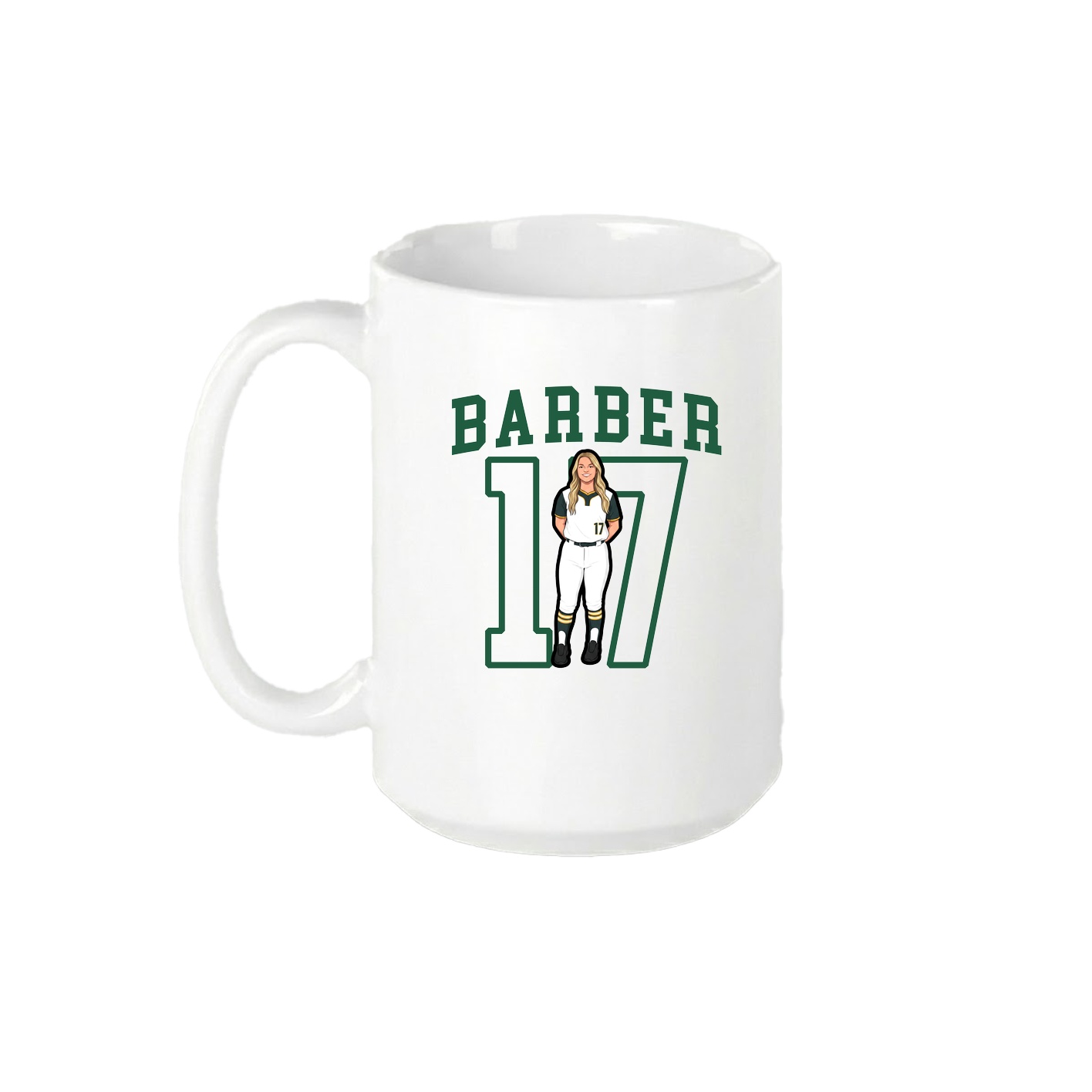 15oz Coffee Mug — Shirsey in White