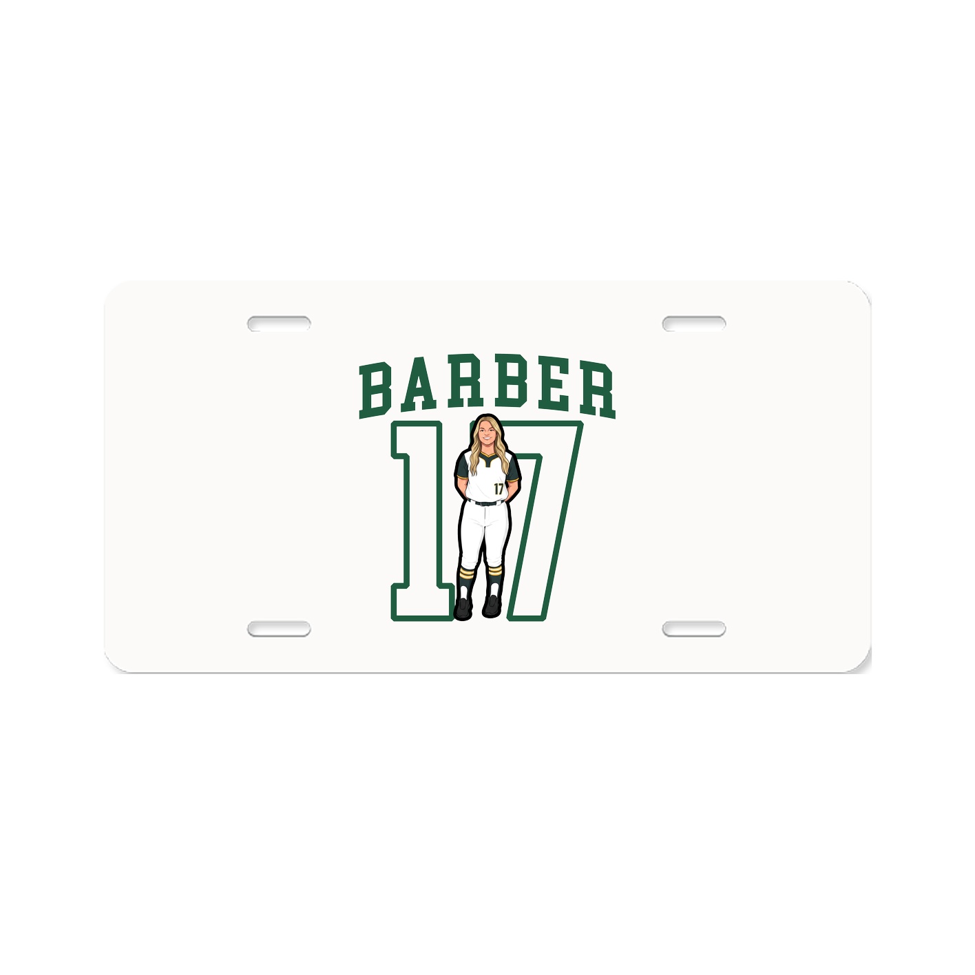 License Plate — Shirsey in Classic