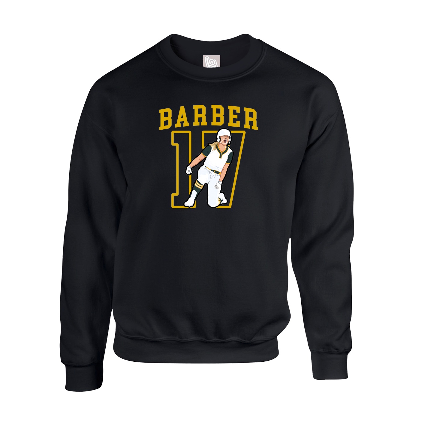 Fleece Crew — Shirsey in Black
