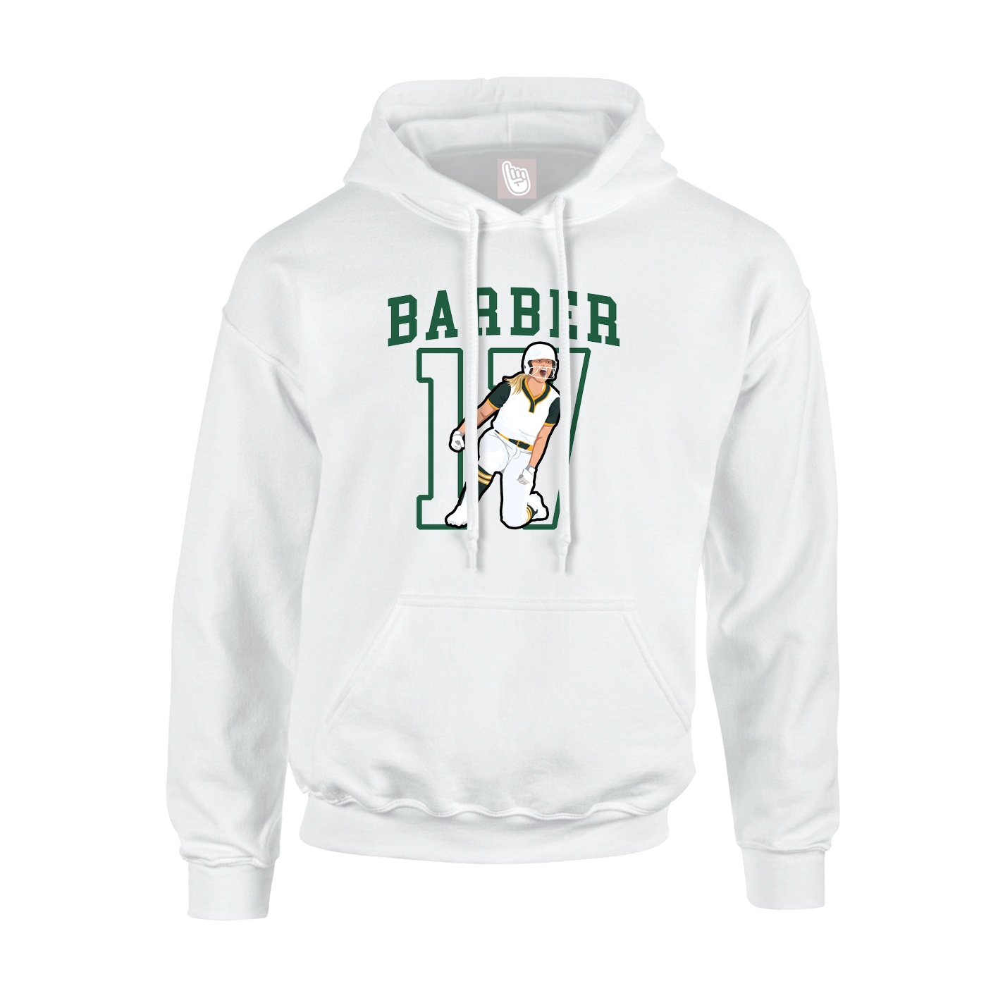 Youth Hoodie — Shirsey in White