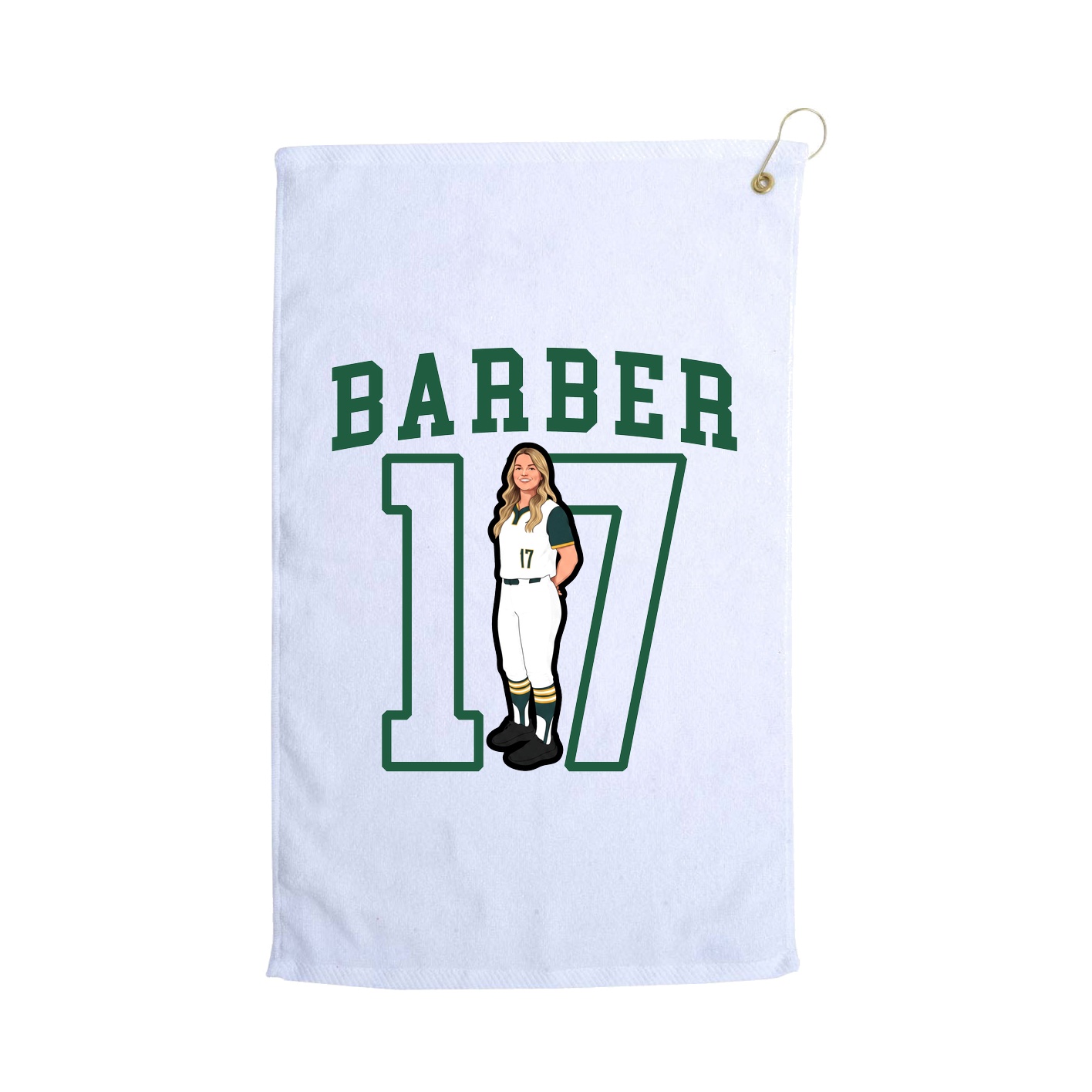 Golf Towel — Shirsey in White