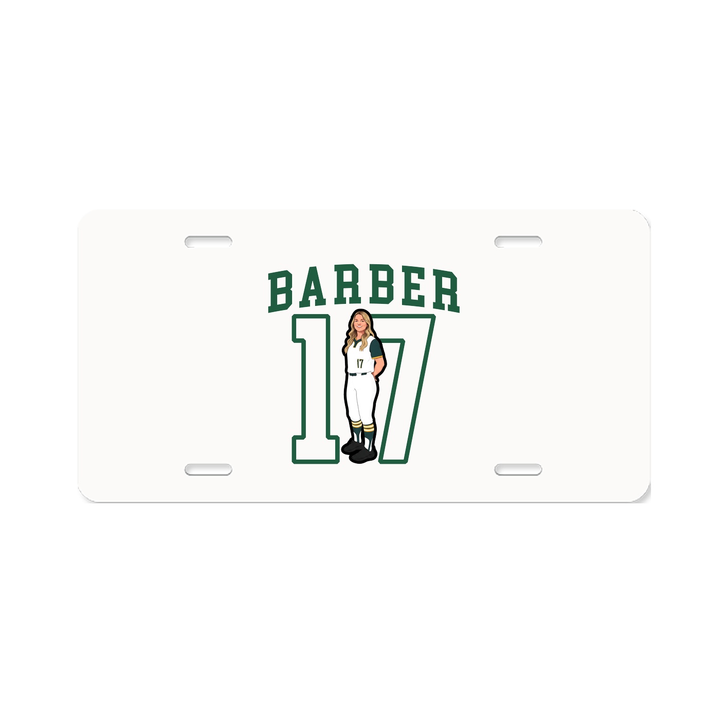 License Plate — Shirsey in Classic