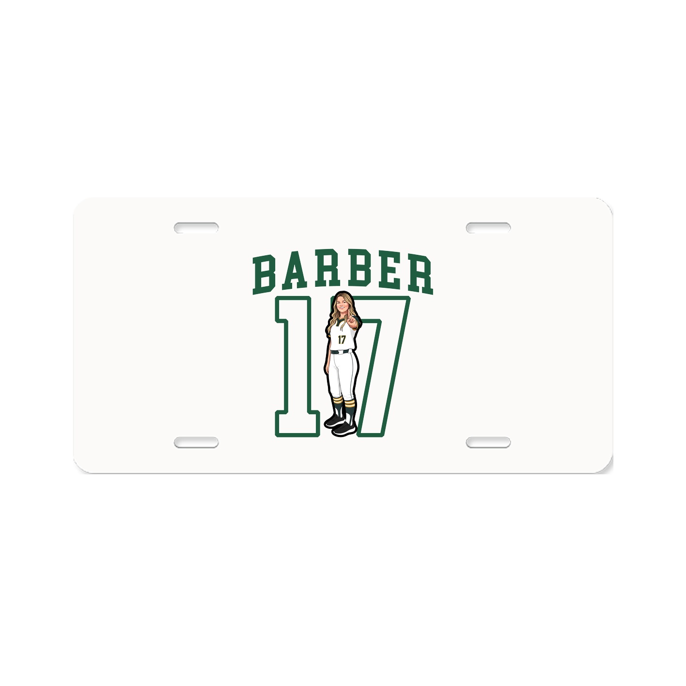 License Plate — Shirsey in Classic