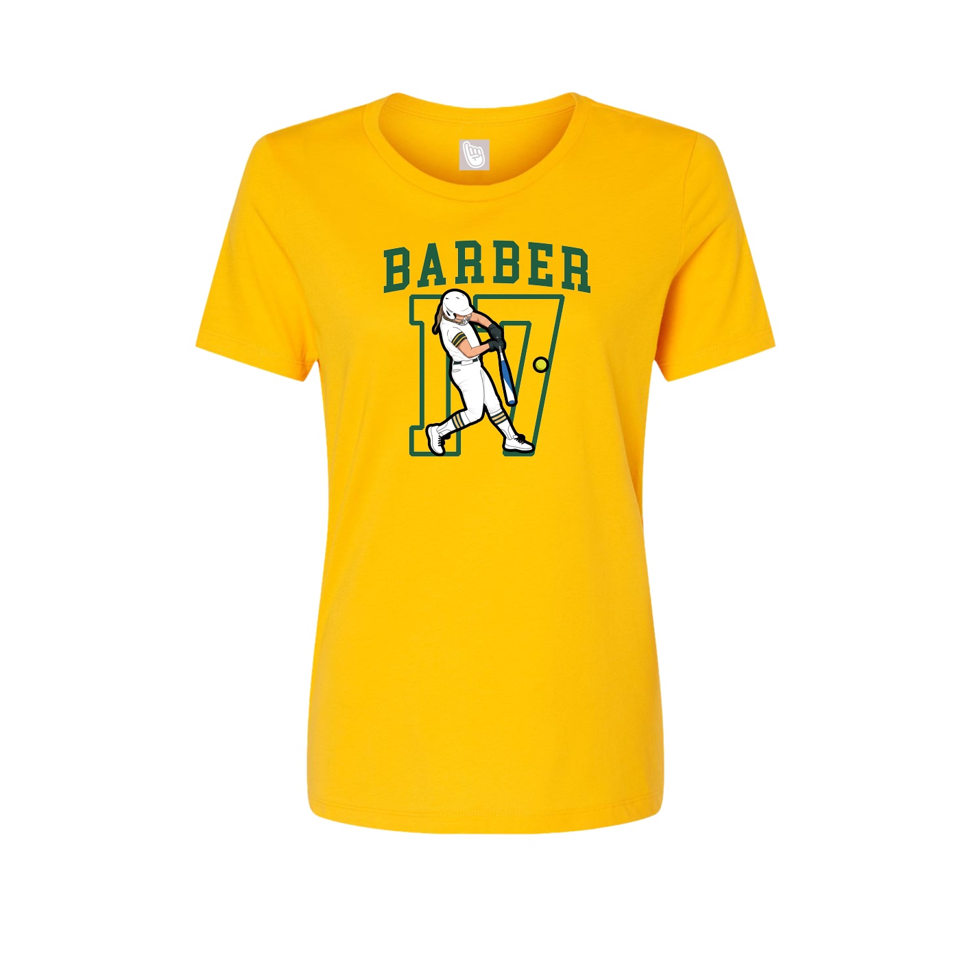 Fitted Women's Tee — Shirsey in Gold