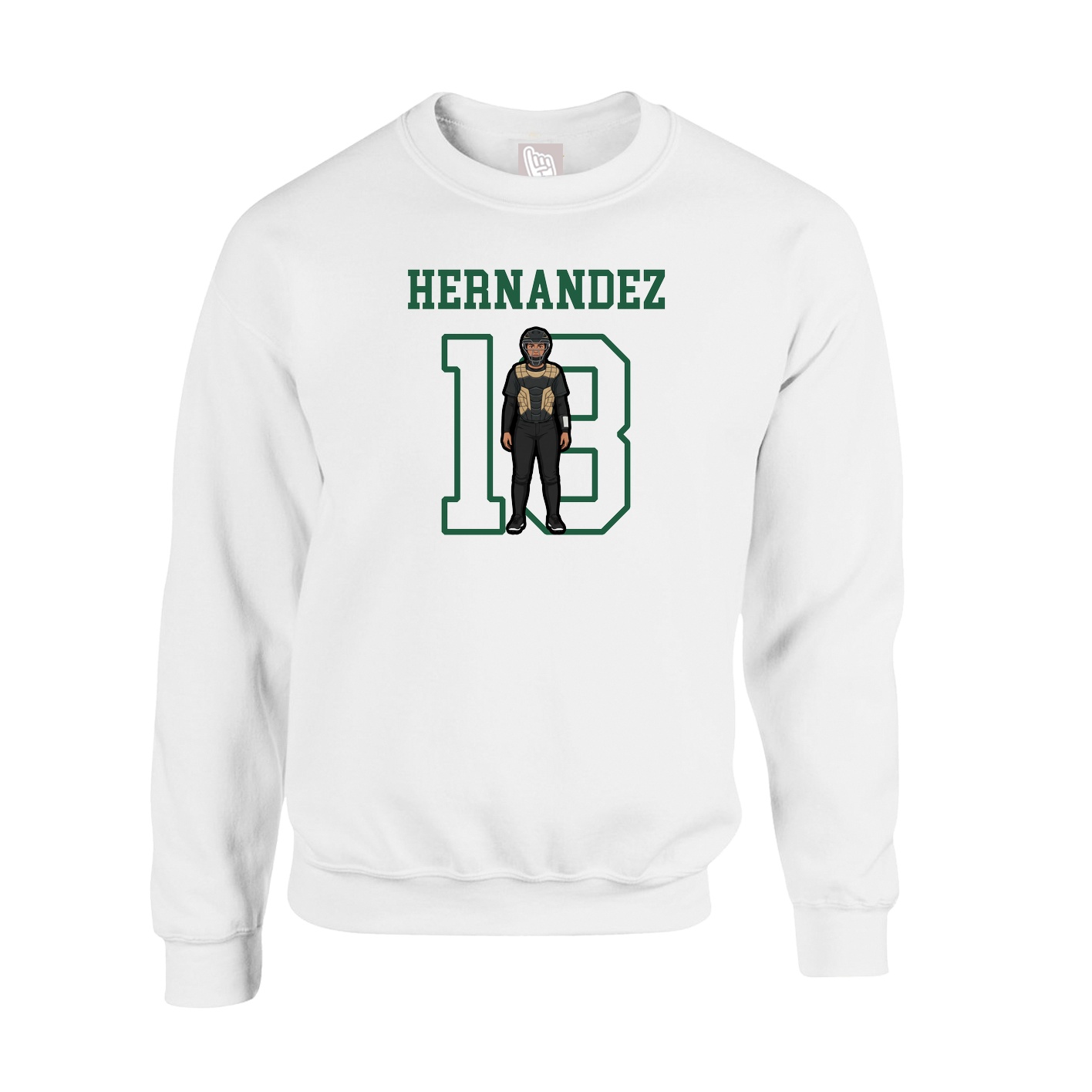 Fleece Crew — Shirsey in White