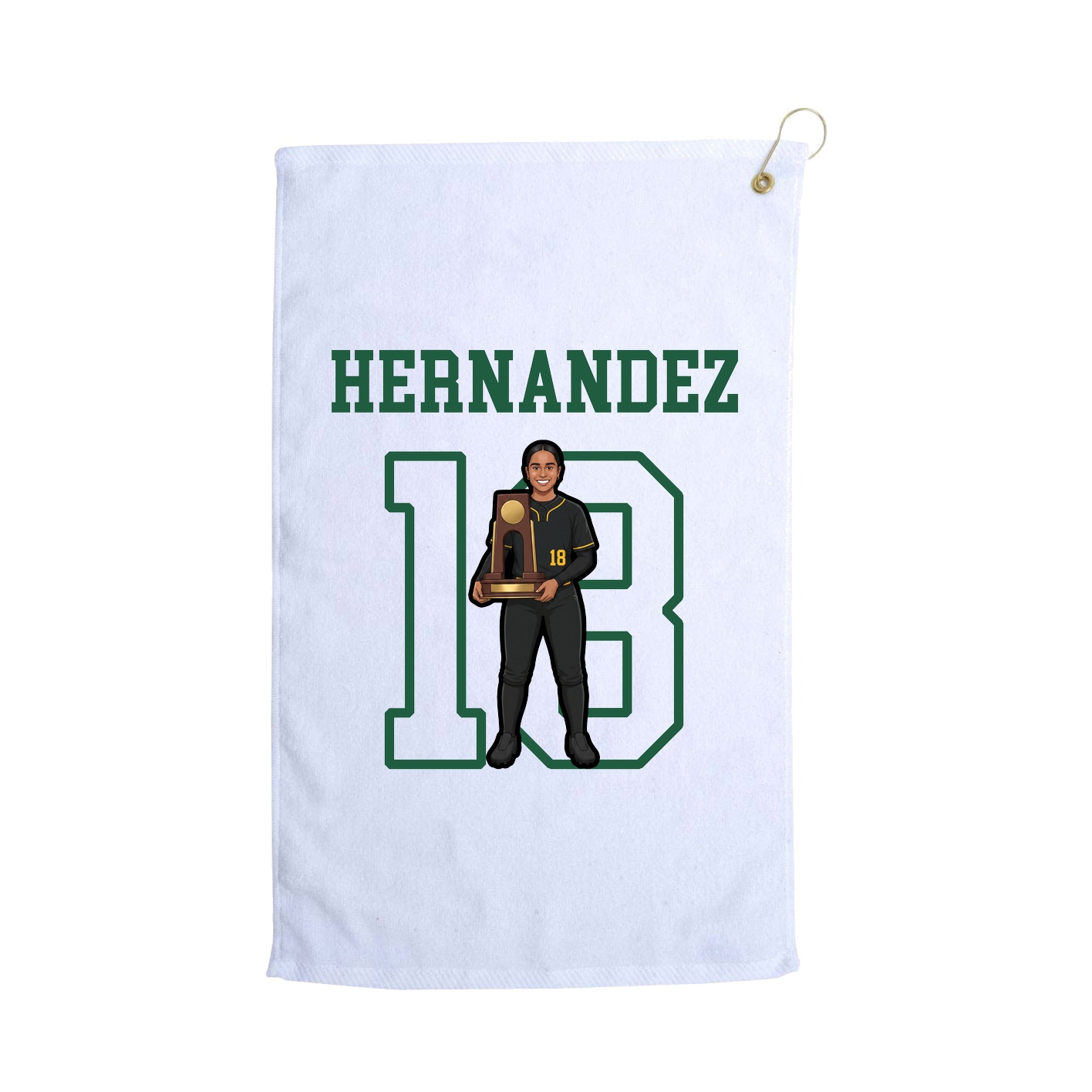 Golf Towel — Shirsey in White