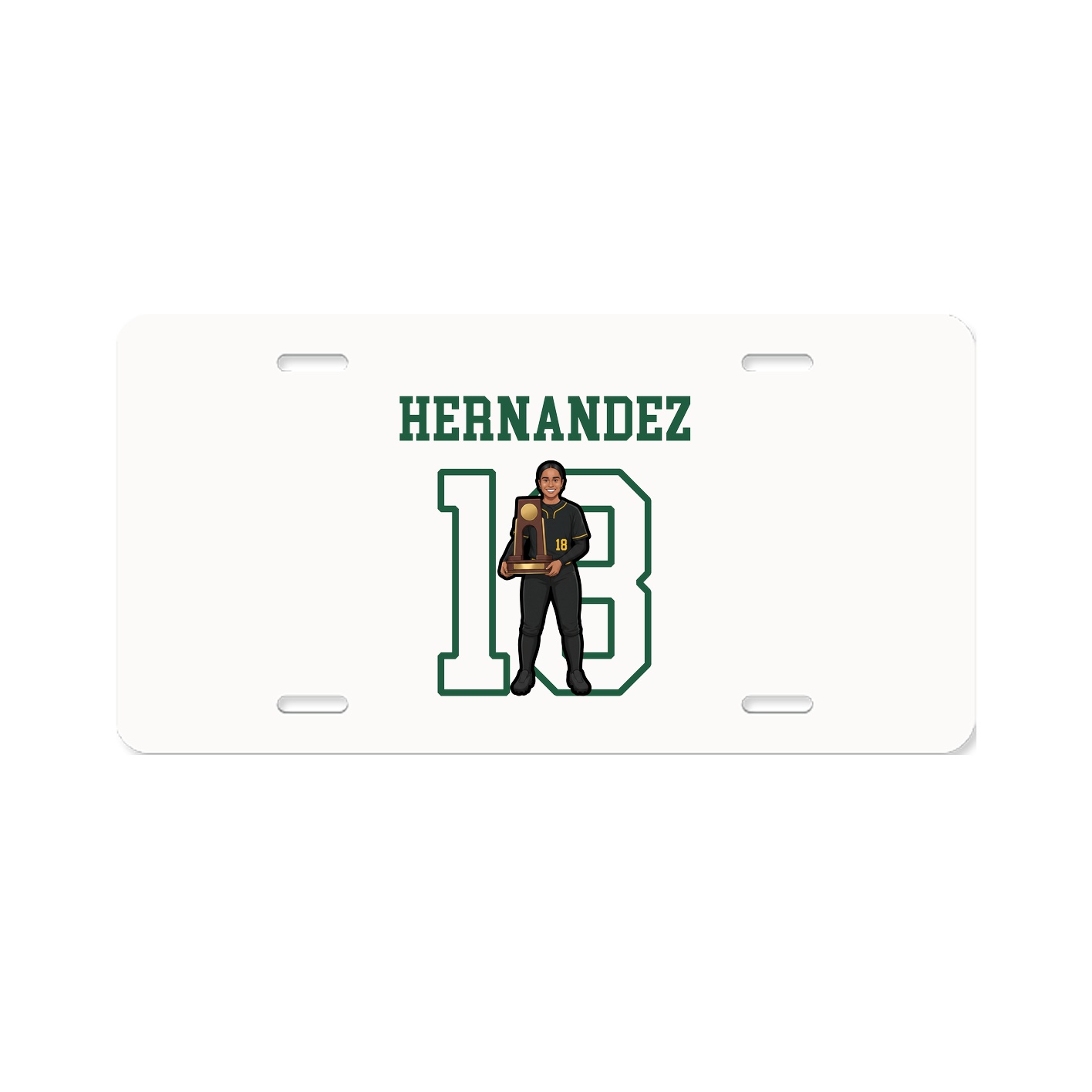 License Plate — Shirsey in Classic