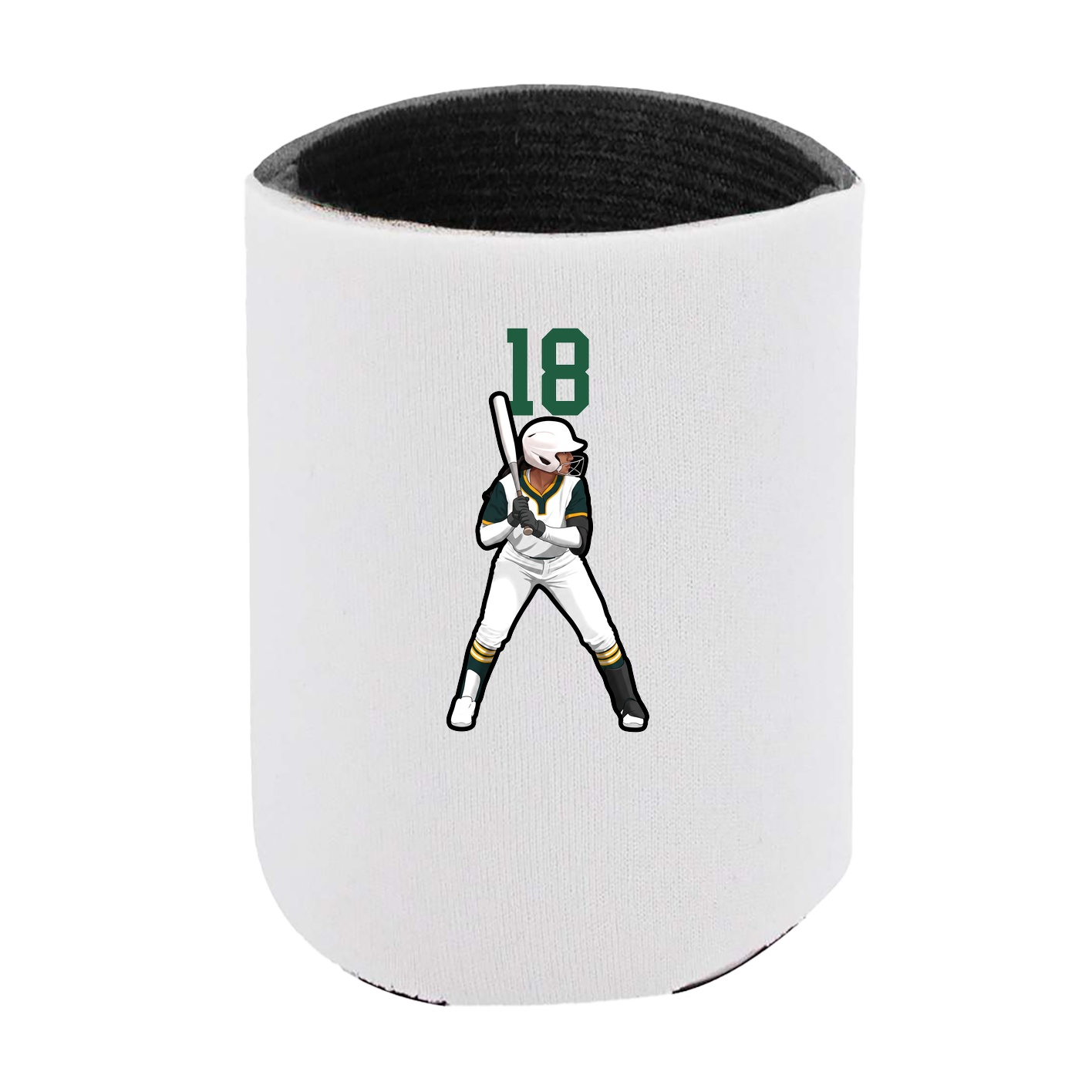 Can Holder — Number Top in White