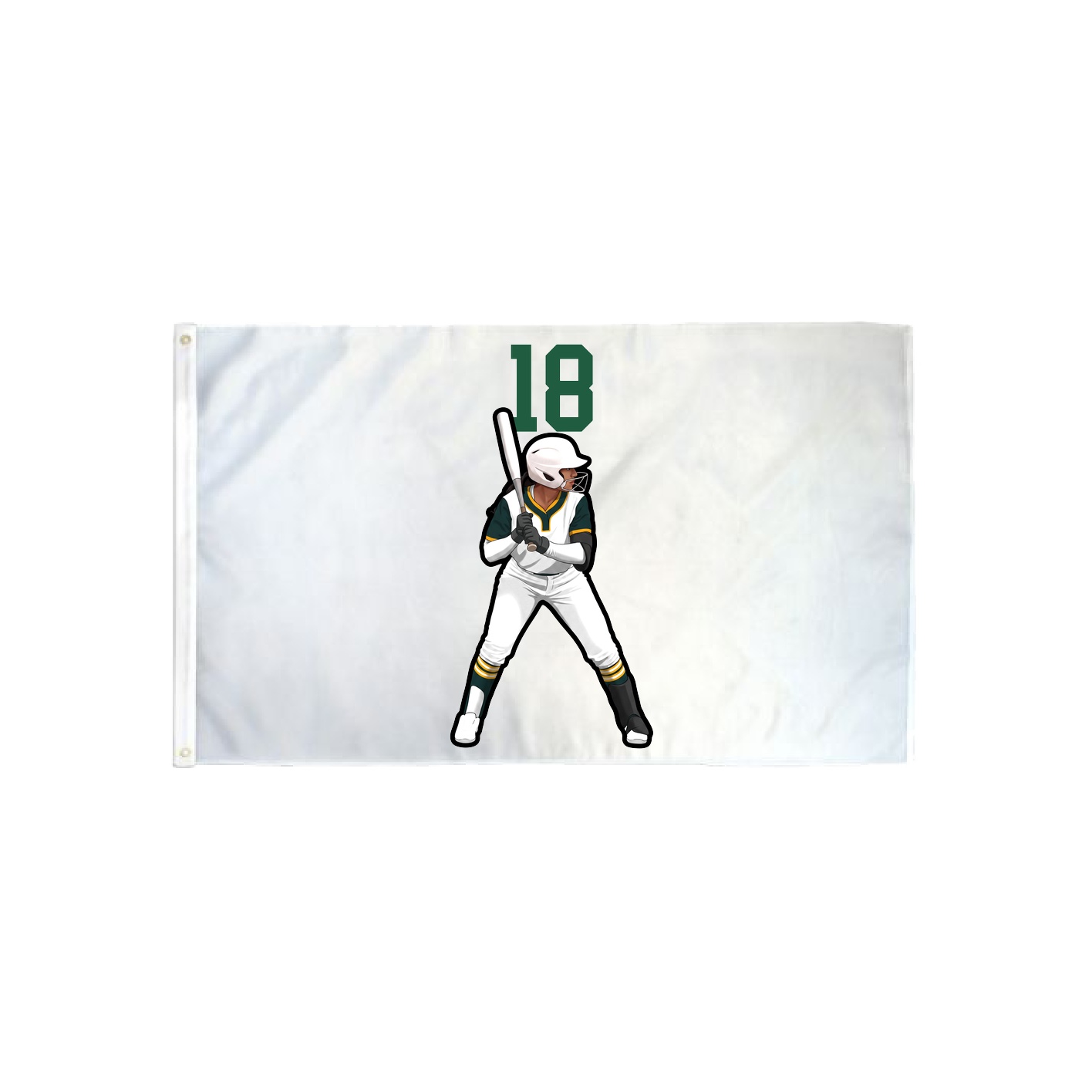 3x5 Flag — Number Top in Classic