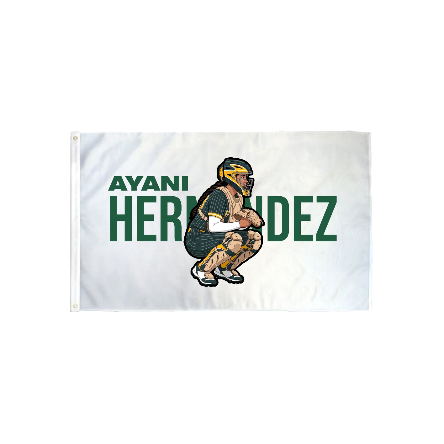 3x5 Flag — Player Name in Classic