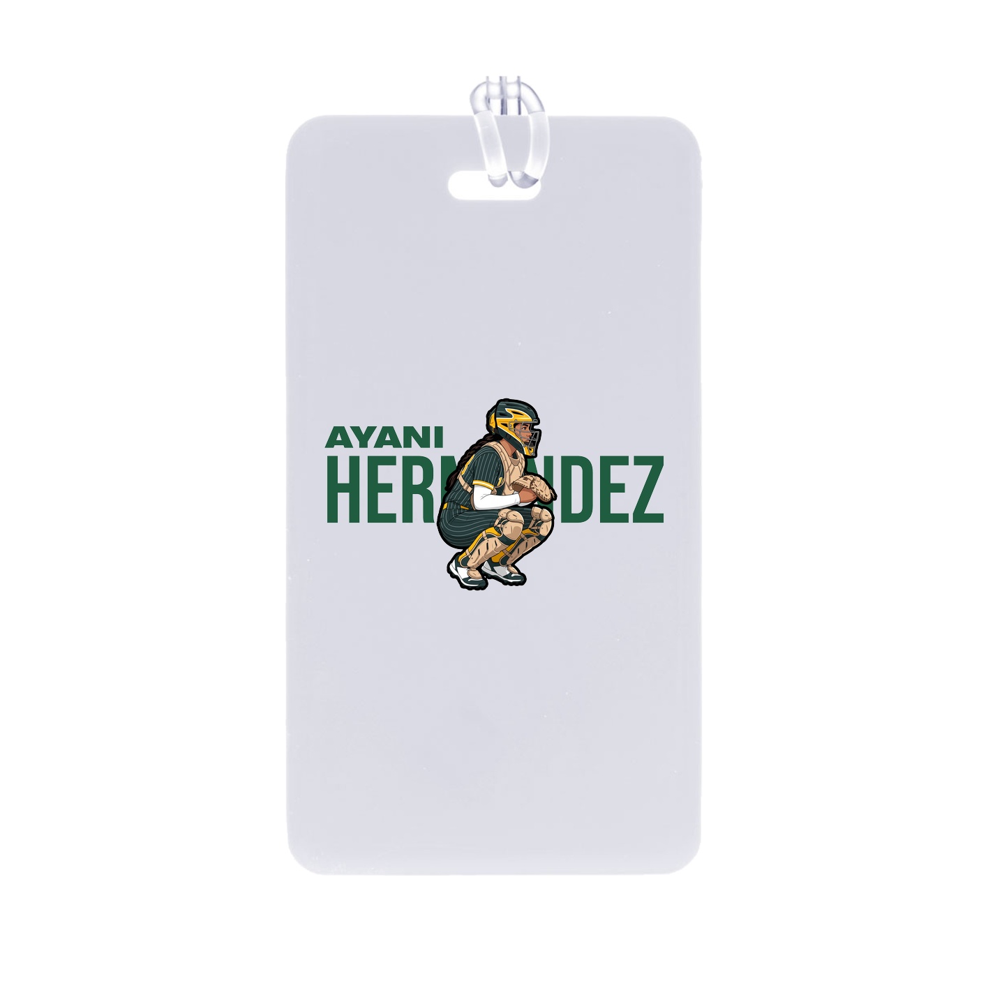 Bag Tag — Player Name in Classic