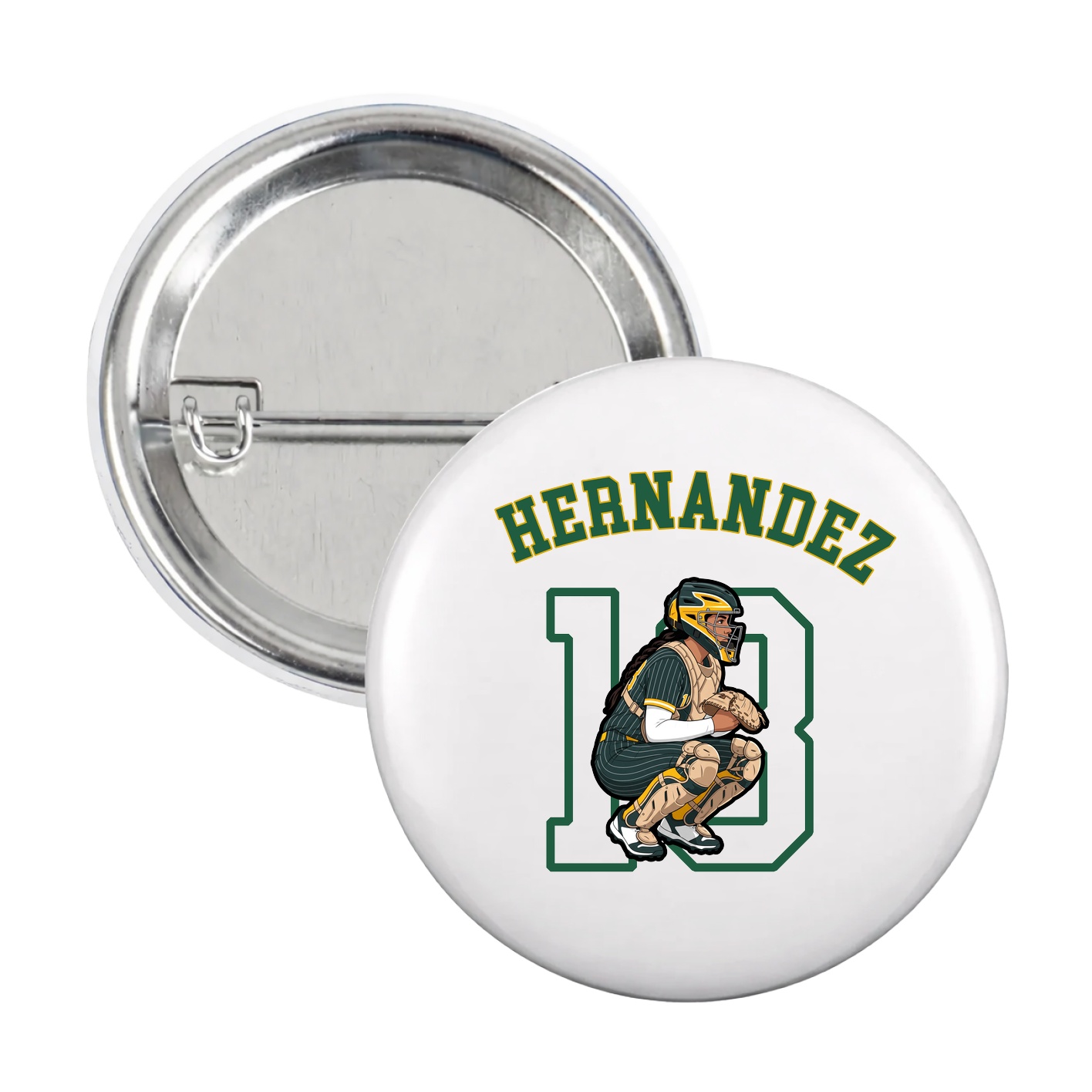 Game Day Button — Shirsey Arch in White