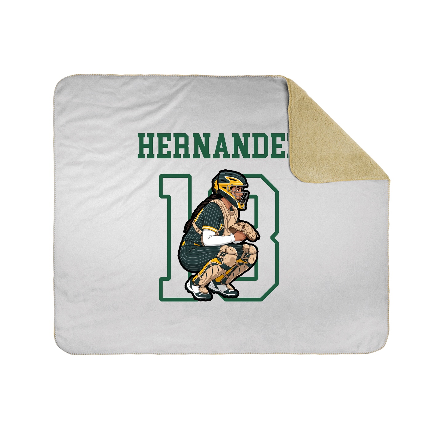 Throw Blanket — Shirsey in White