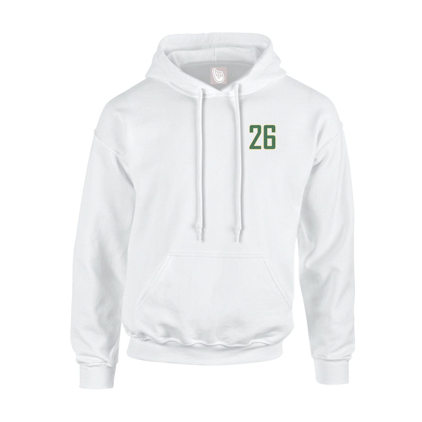 Youth Hoodie — Front Shirsy in White