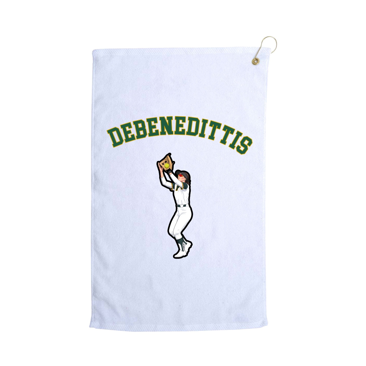 Golf Towel — Shirsey Arch in White