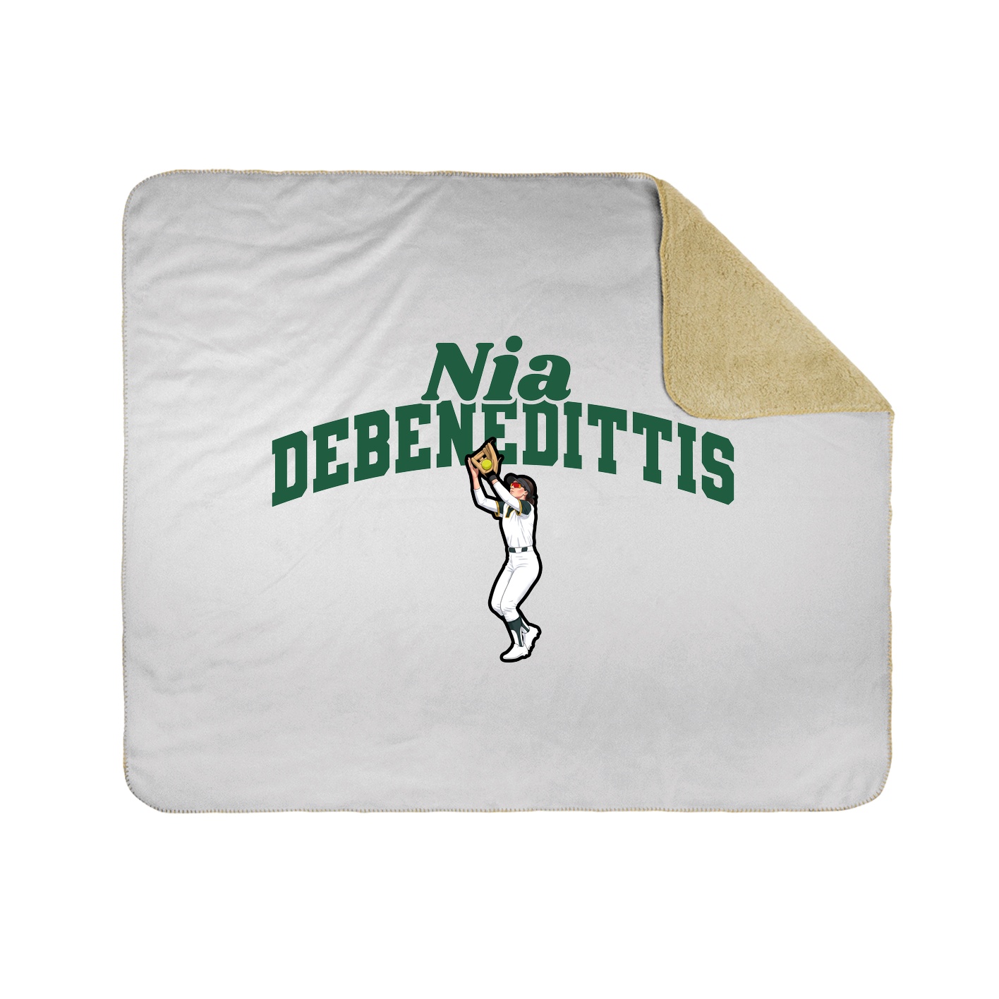 Throw Blanket — Signature Arch in White