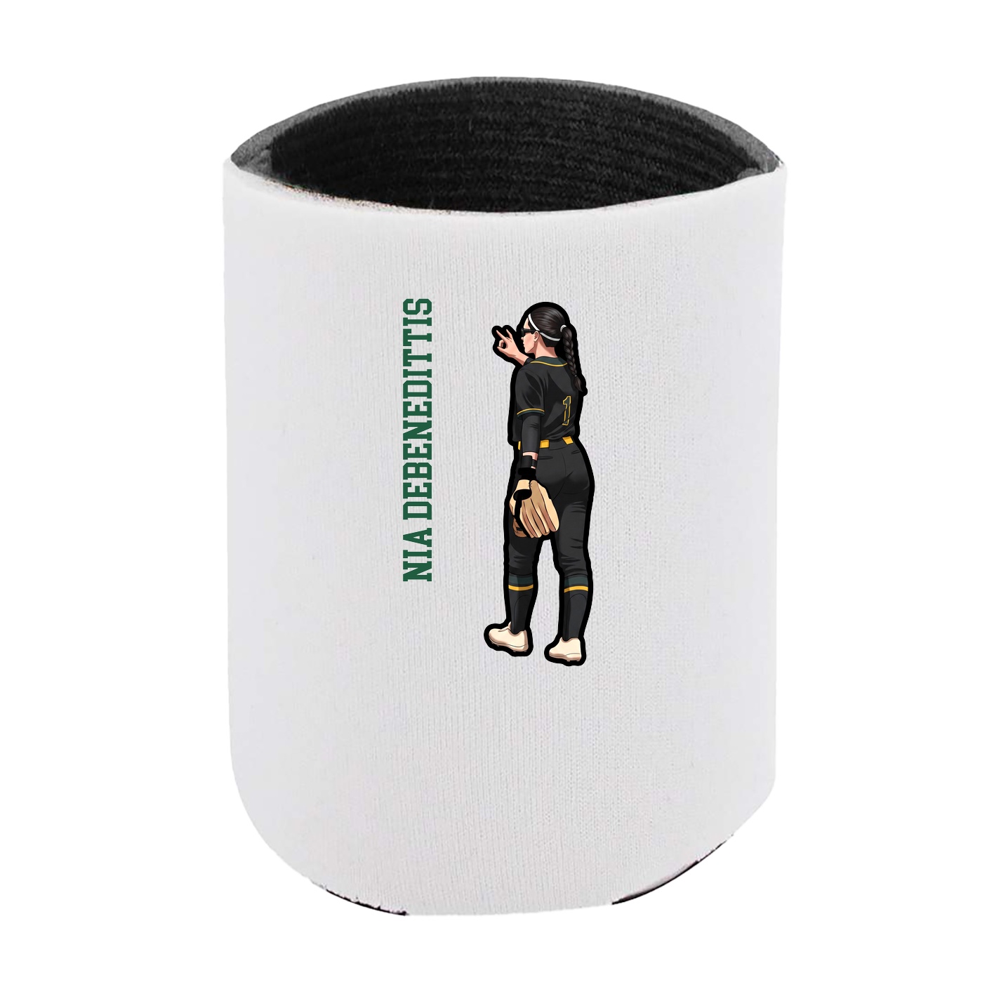 Can Holder — Name Vertical in White