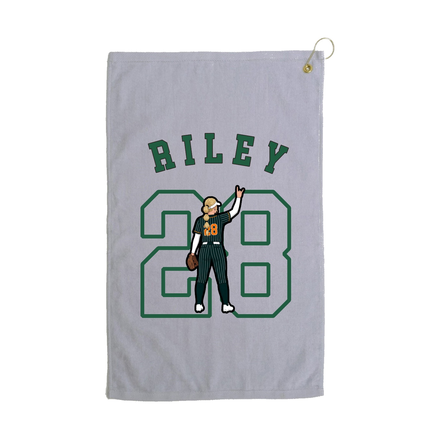 Golf Towel — Shirsey Arch in Grey