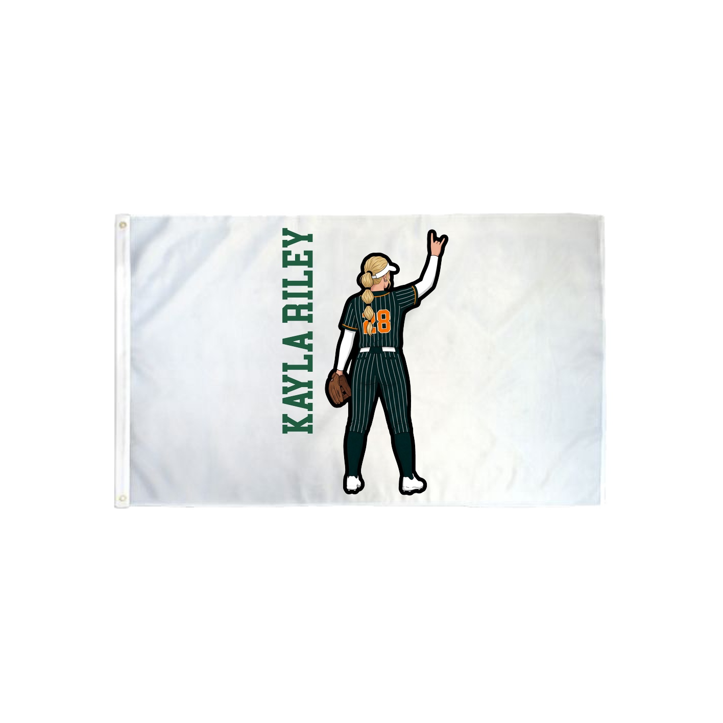 3x5 Flag — Name Vertical in Classic