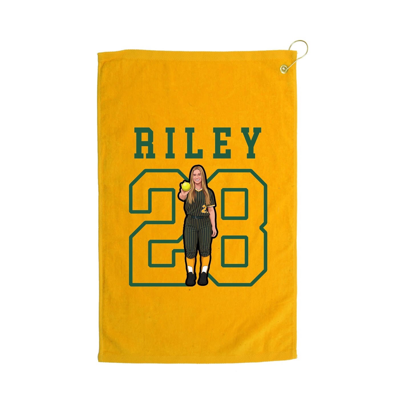 Golf Towel — Shirsey in Gold