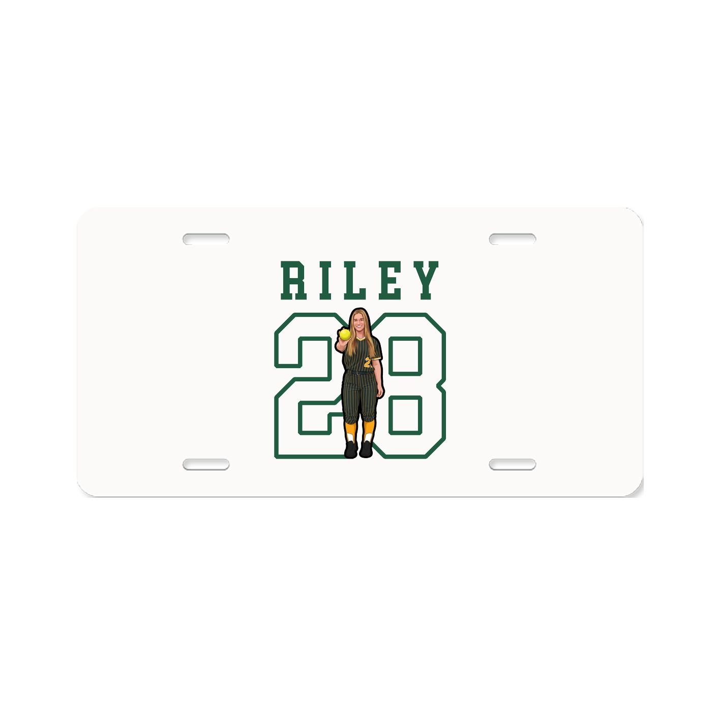 License Plate — Shirsey in Classic
