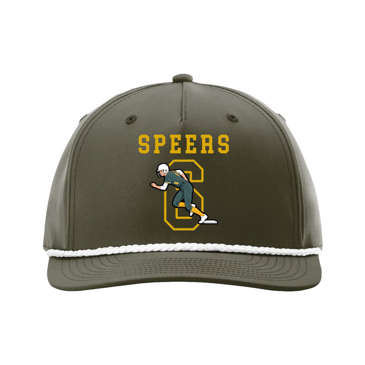 Five-Panel Classic Rope Cap — Shirsey in Green