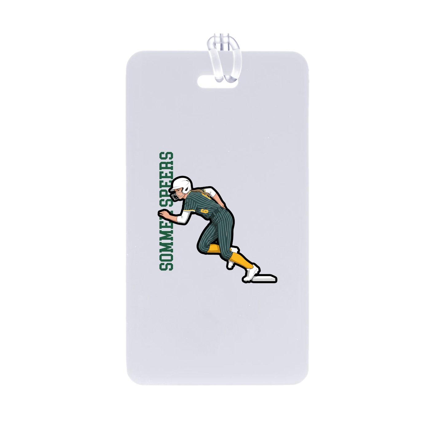 Bag Tag — Name Vertical in Classic