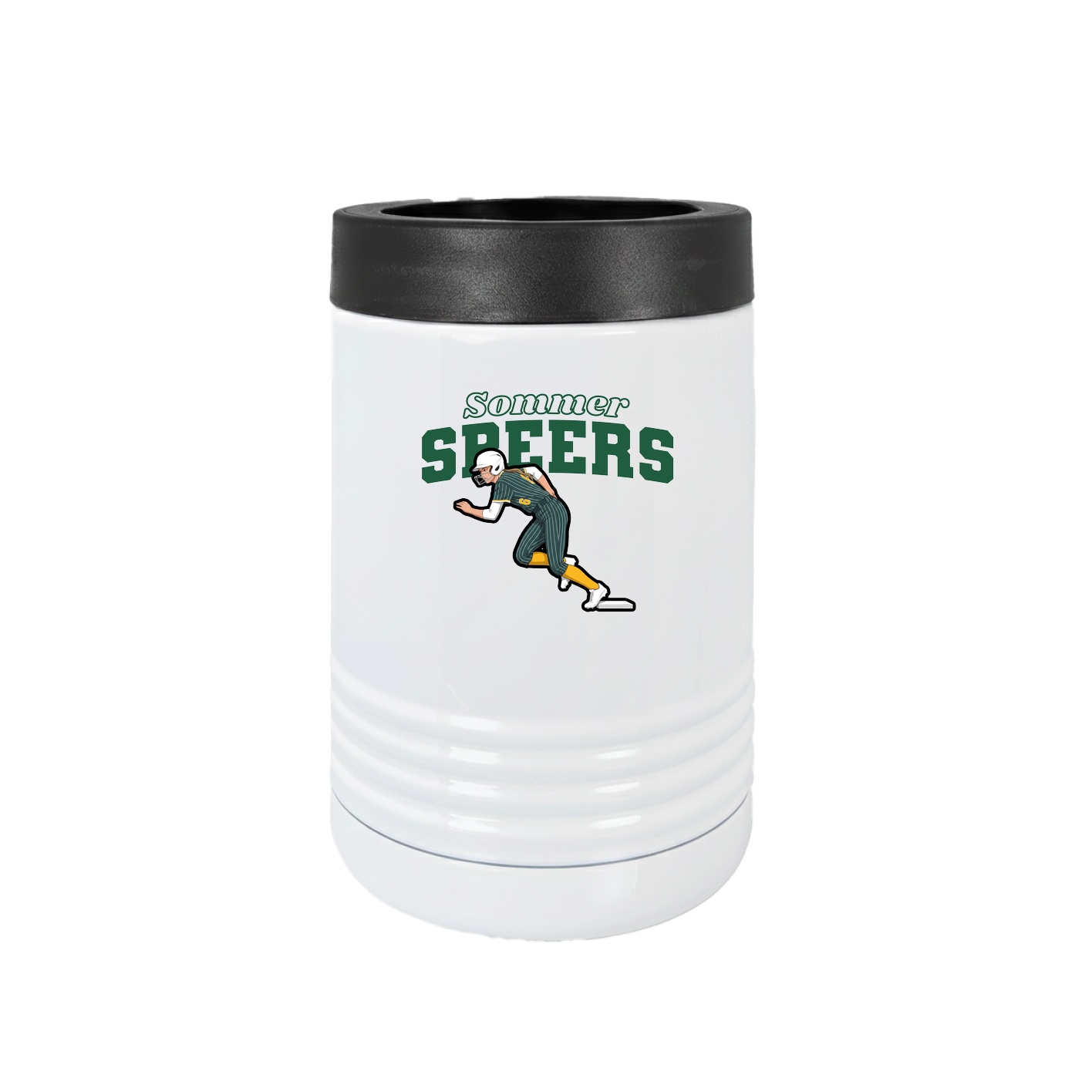 Beverage Holder — Name Arch in White