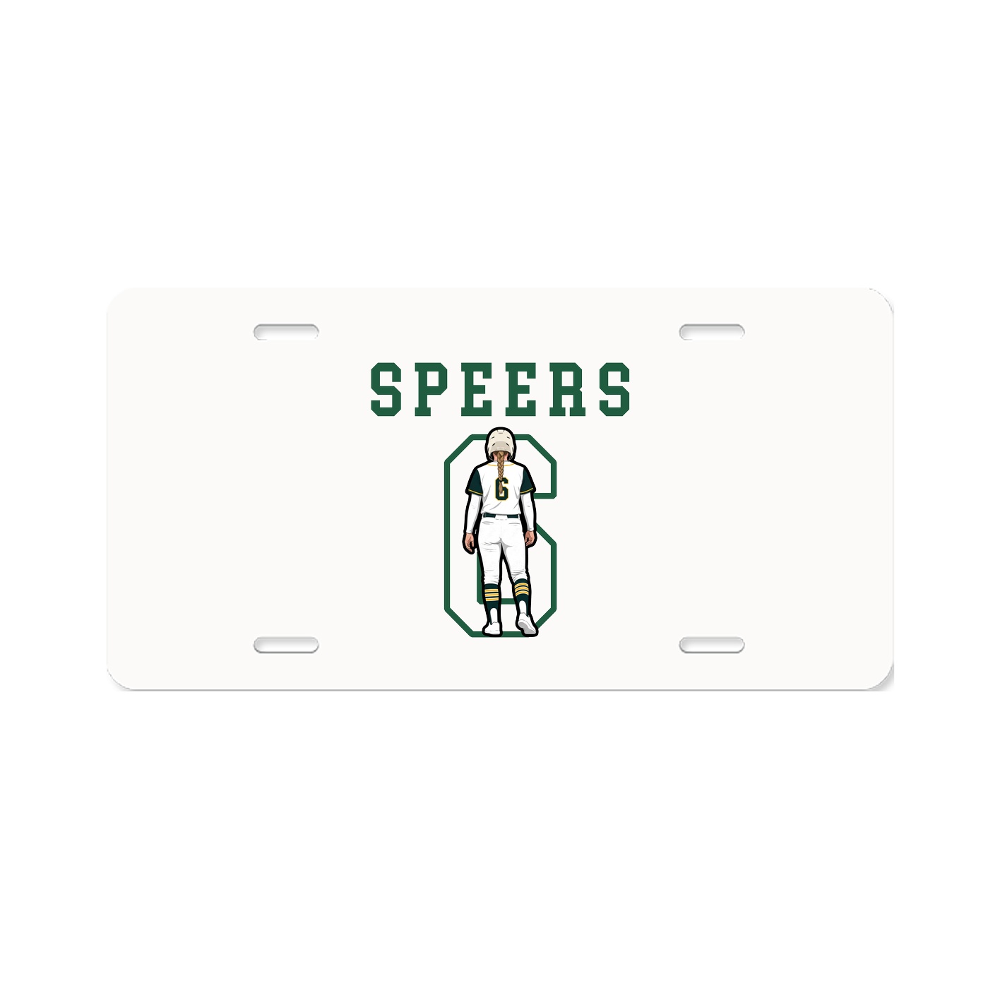 License Plate — Shirsey in Classic