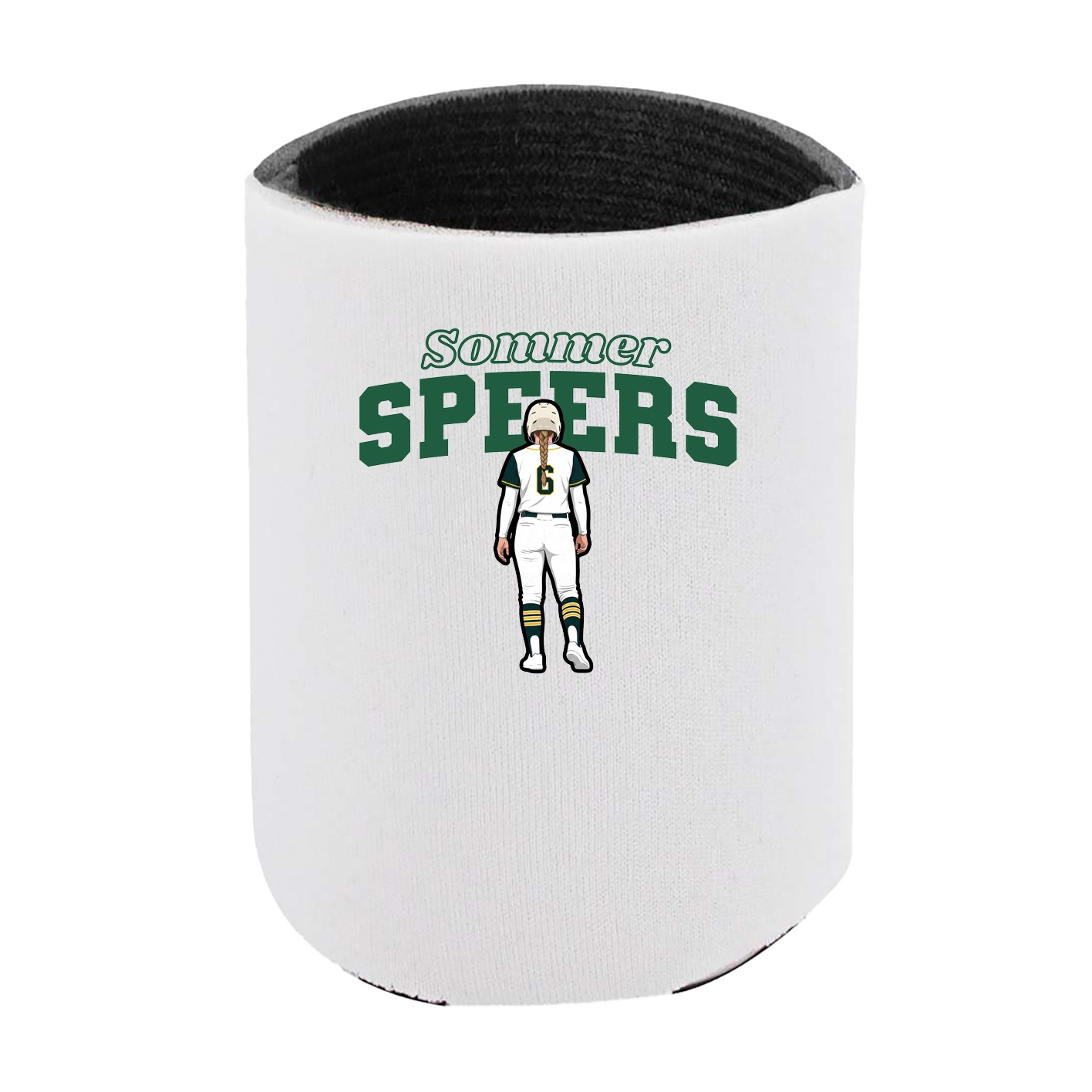 Can Holder — Name Arch in White