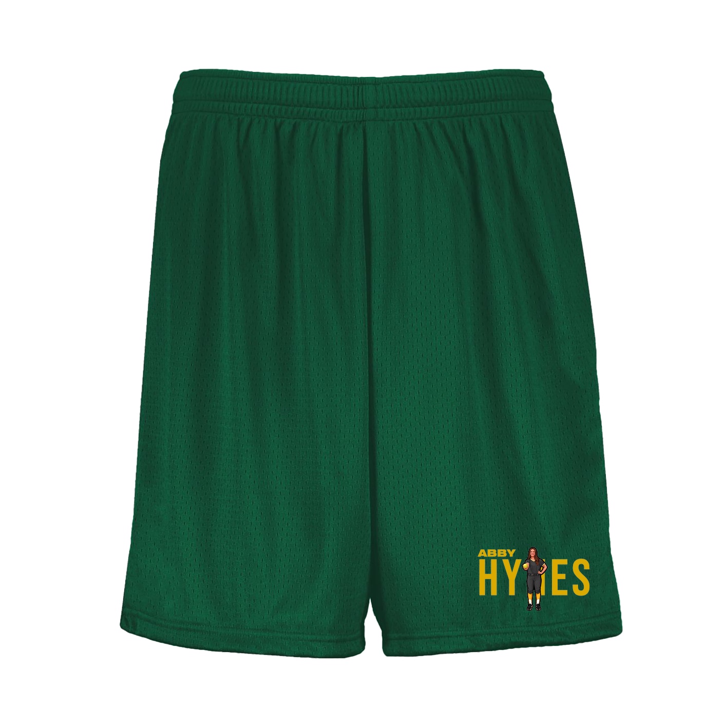 Shorts — Player Name in Green