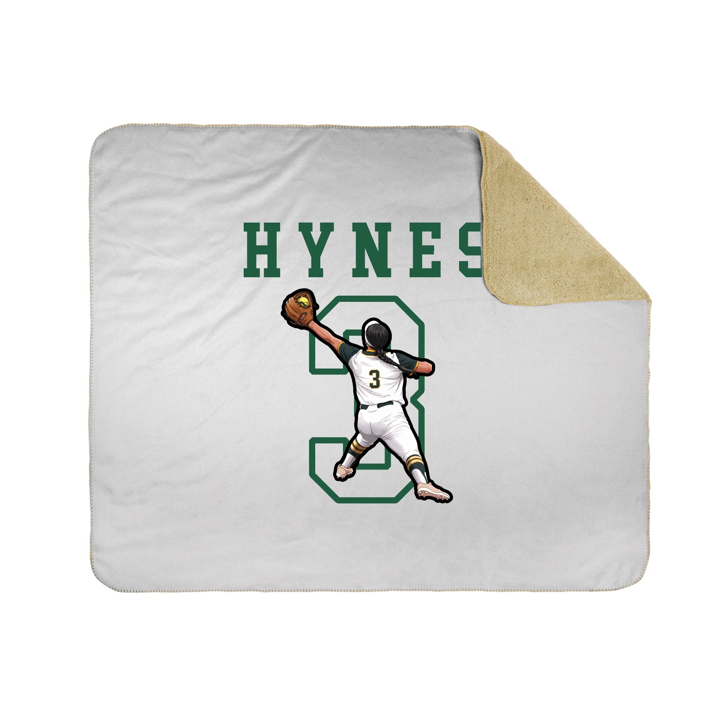 Throw Blanket — Shirsey in White