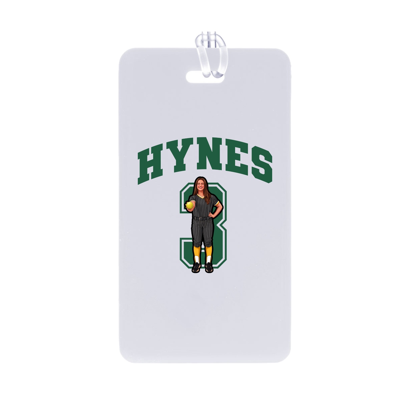 Bag Tag — Number in Classic