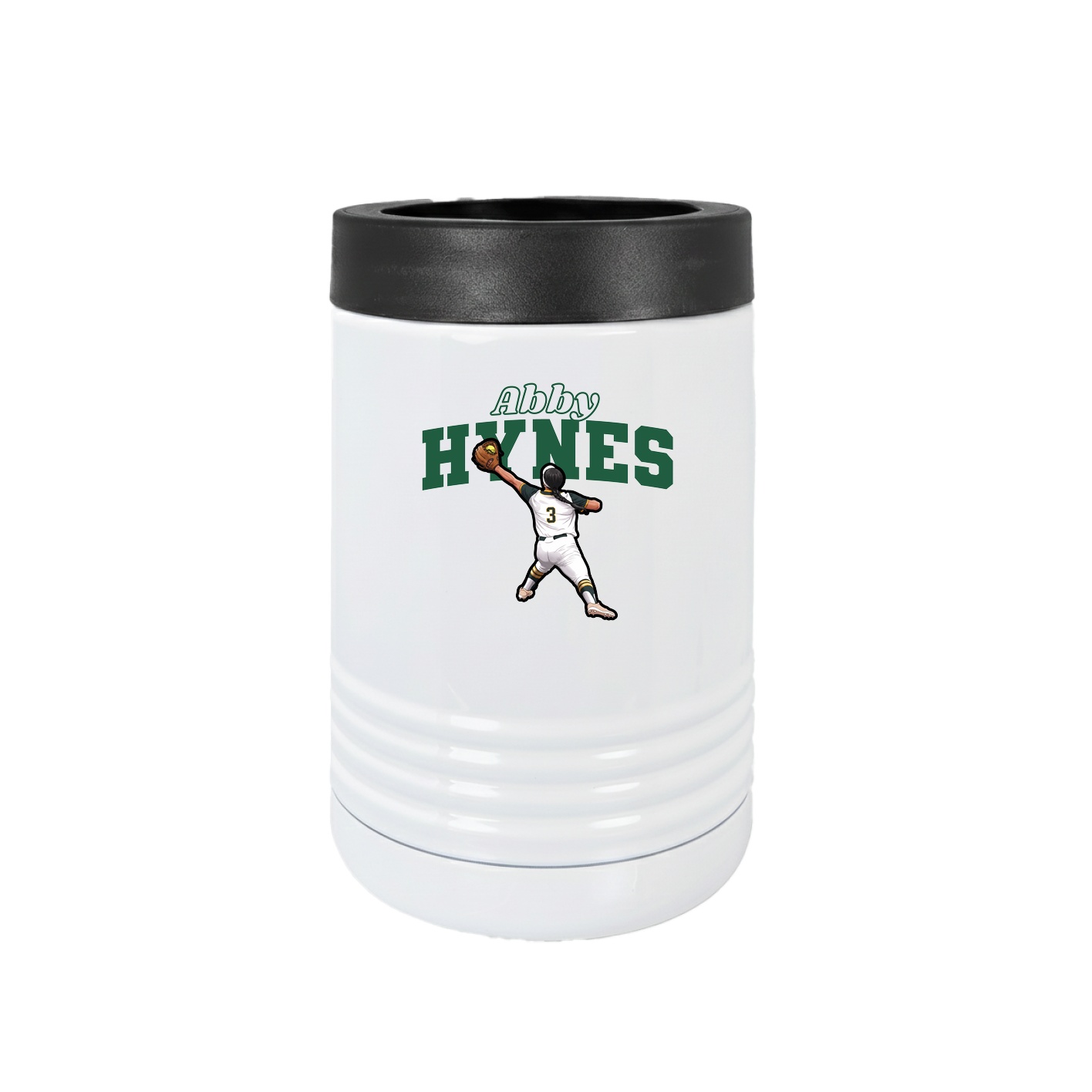 Beverage Holder — Name Arch in White