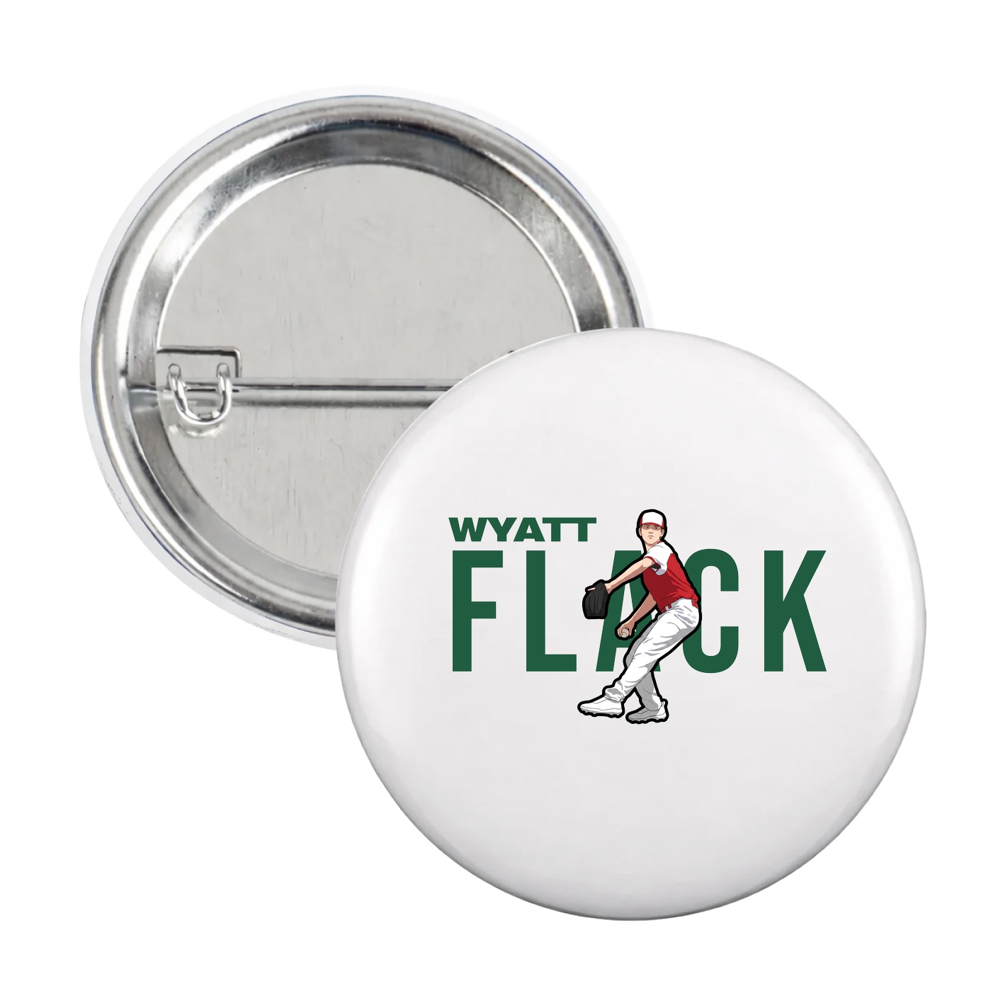 Game Day Button — Player Name in White