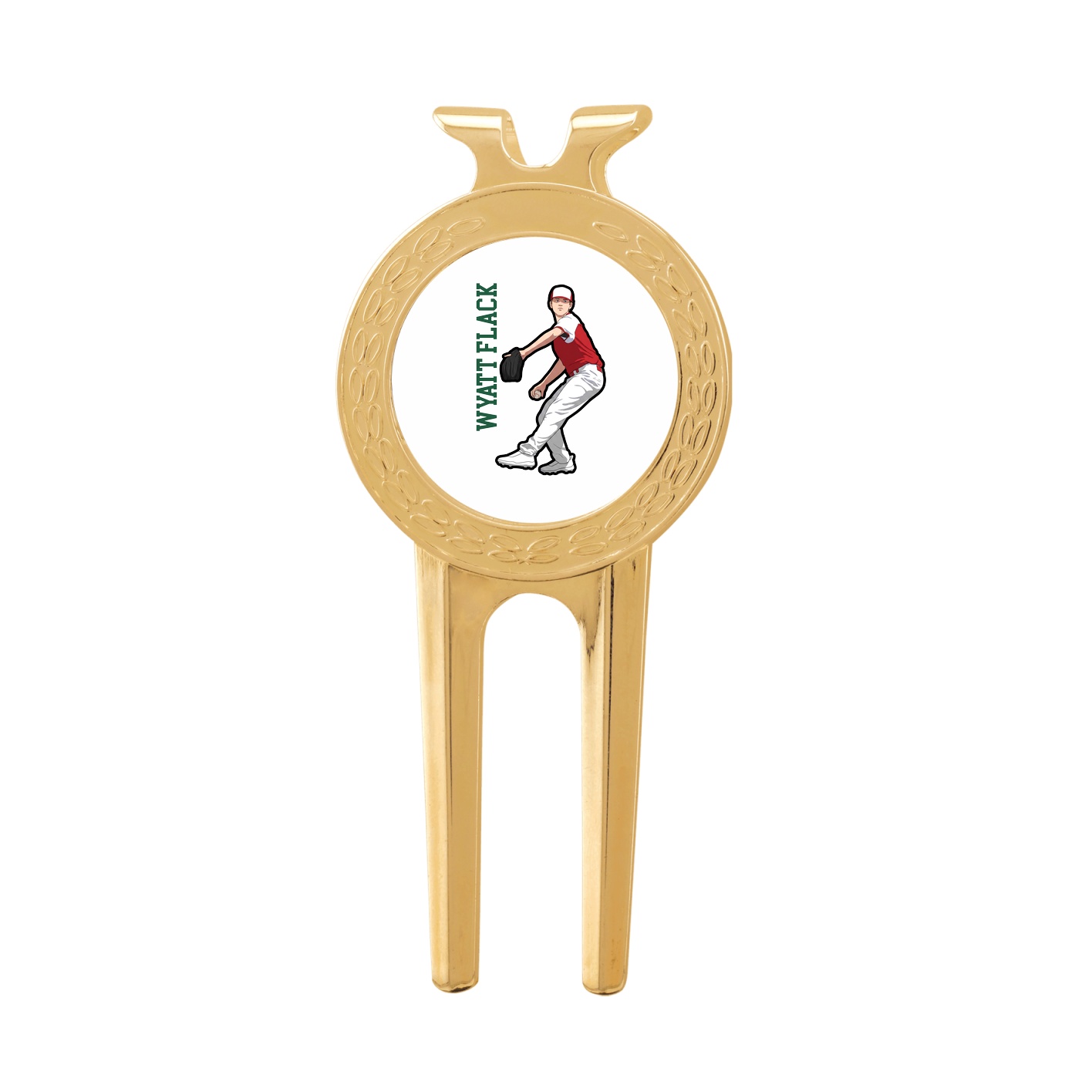 Divot Tool with Ball Marker — Name Vertical in Classic