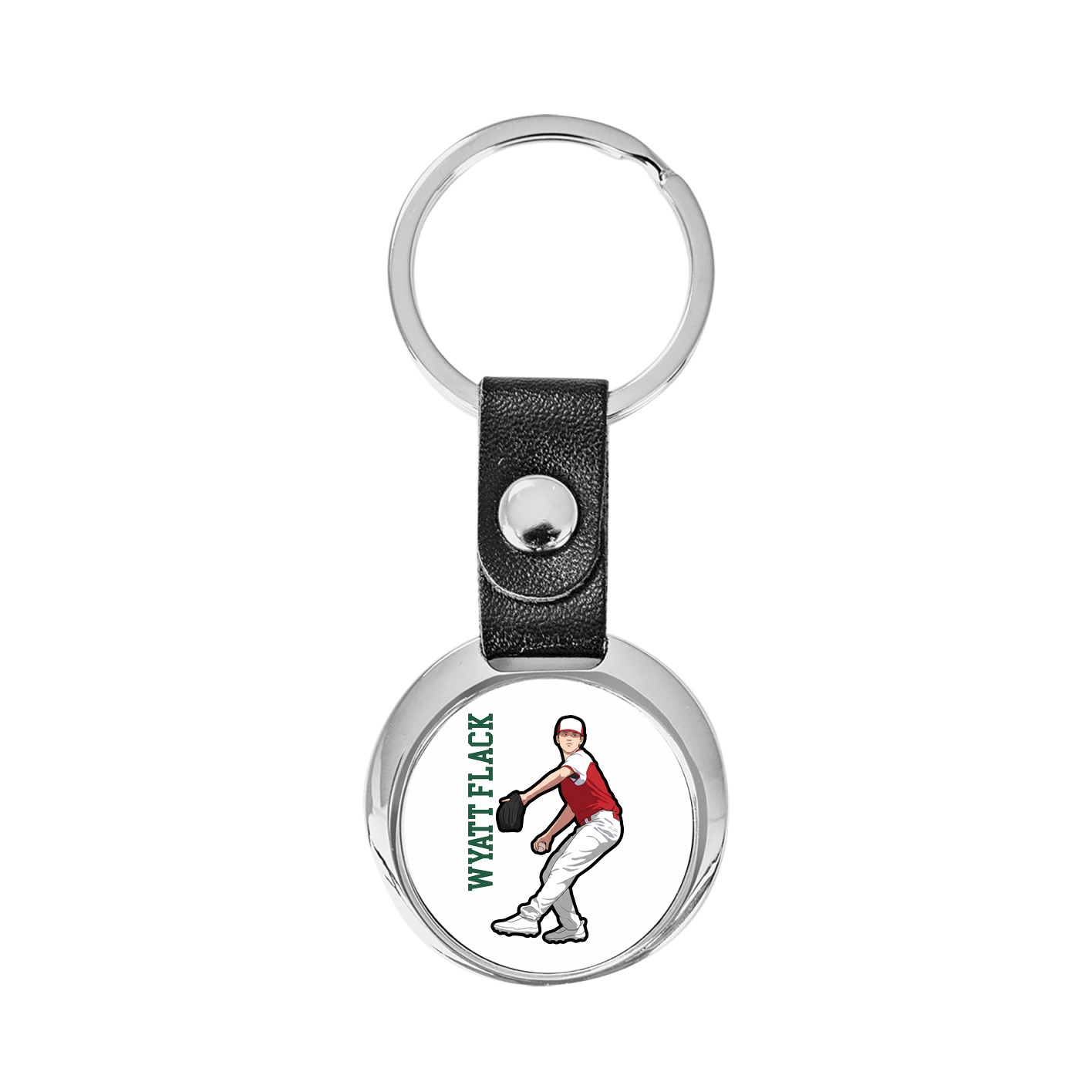 Key Chain — Name Vertical in Classic
