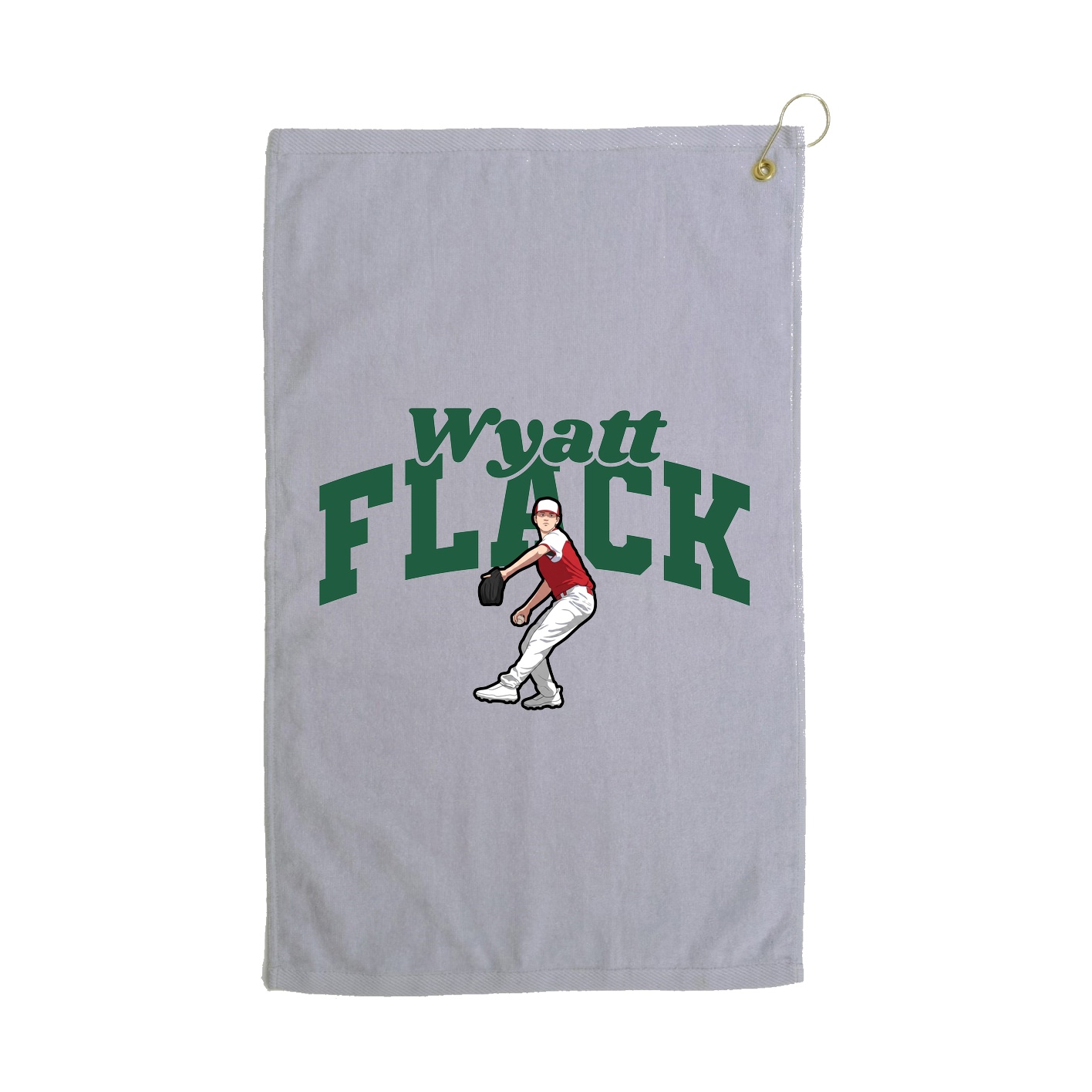 Golf Towel — Signature Arch in Grey