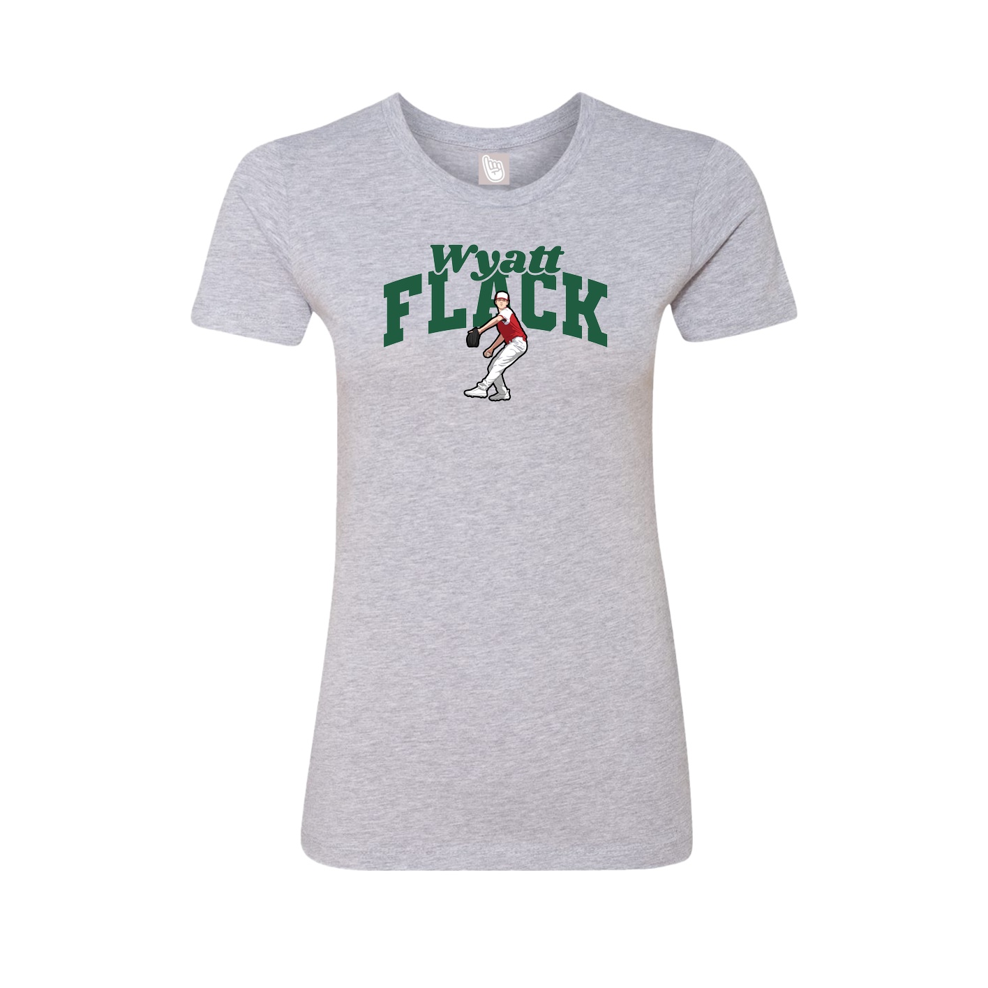 Womens Tee — Signature Arch in Grey
