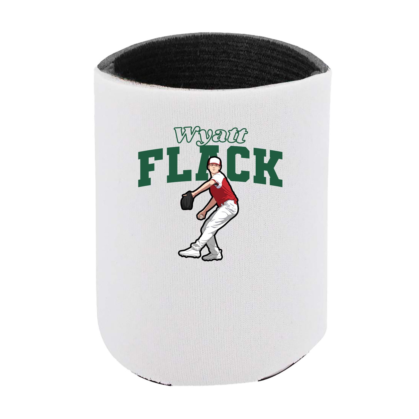 Can Holder — Name Arch in White