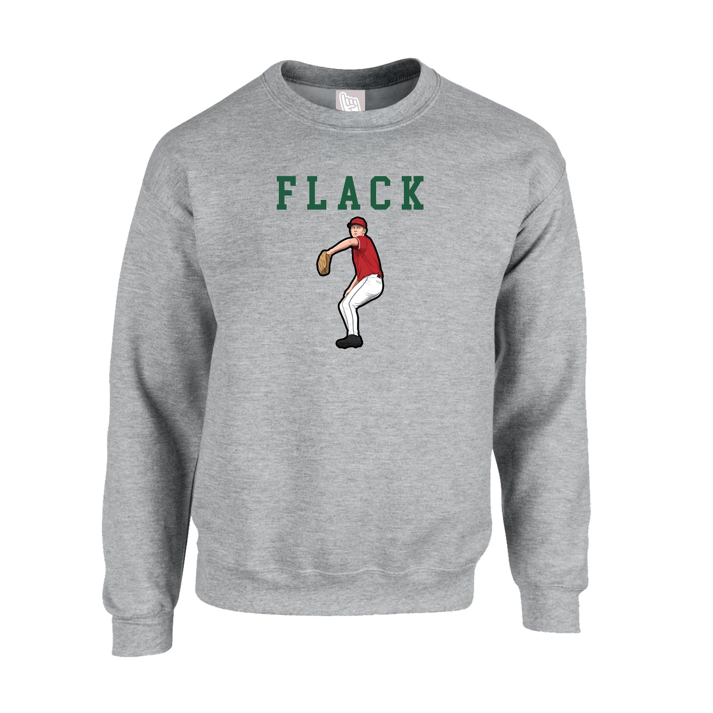 Fleece Crew — Shirsey in Grey