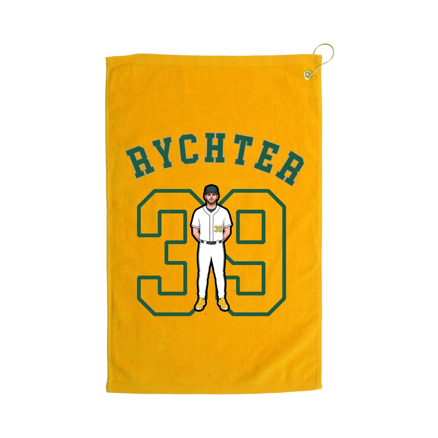 Golf Towel — Shirsey Arch in Gold