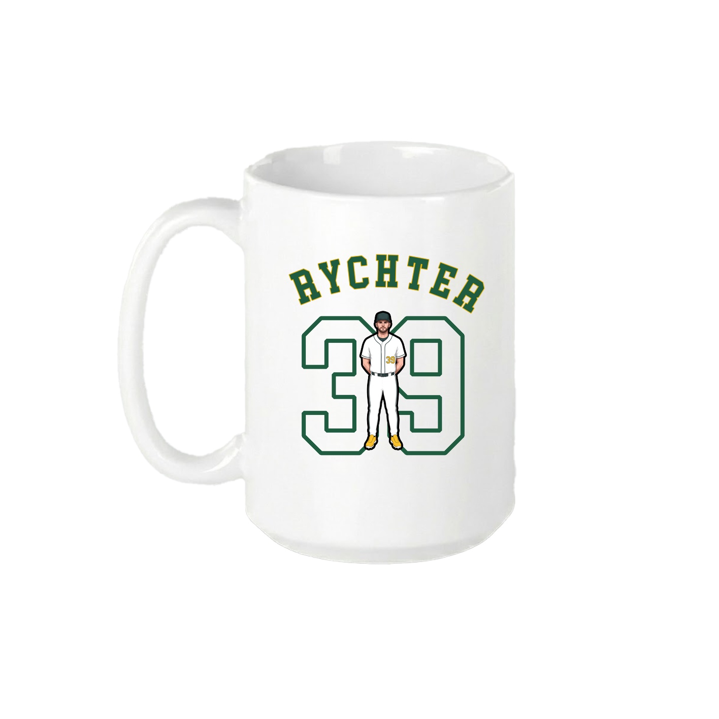 15oz Coffee Mug — Shirsey Arch in White