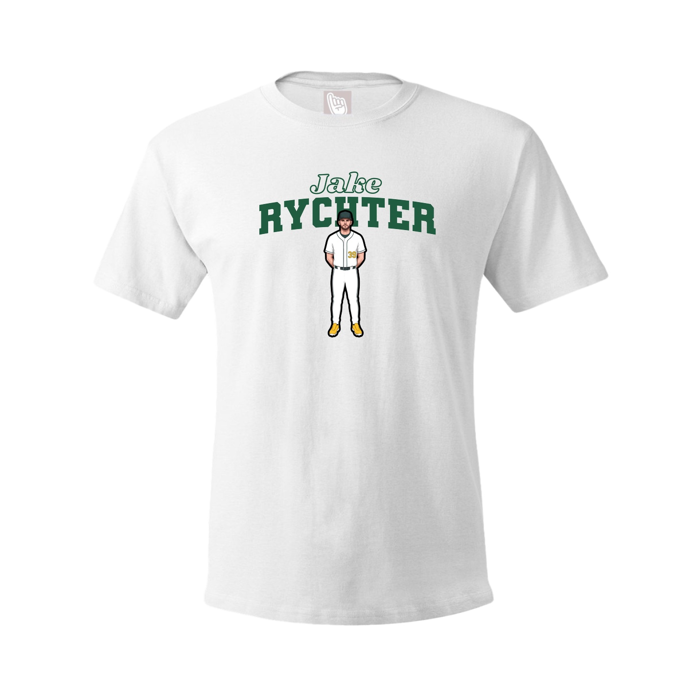 Tee — Name Arch in White