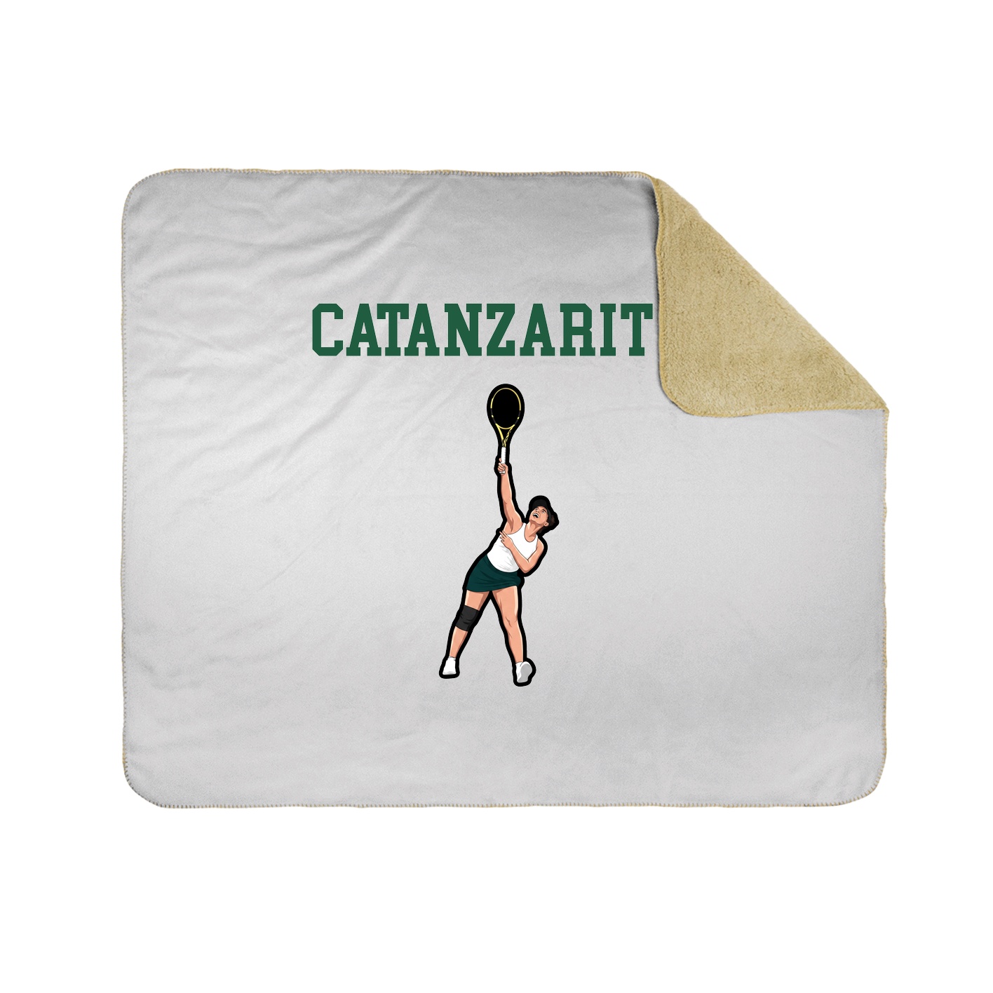 Throw Blanket — Shirsey in White