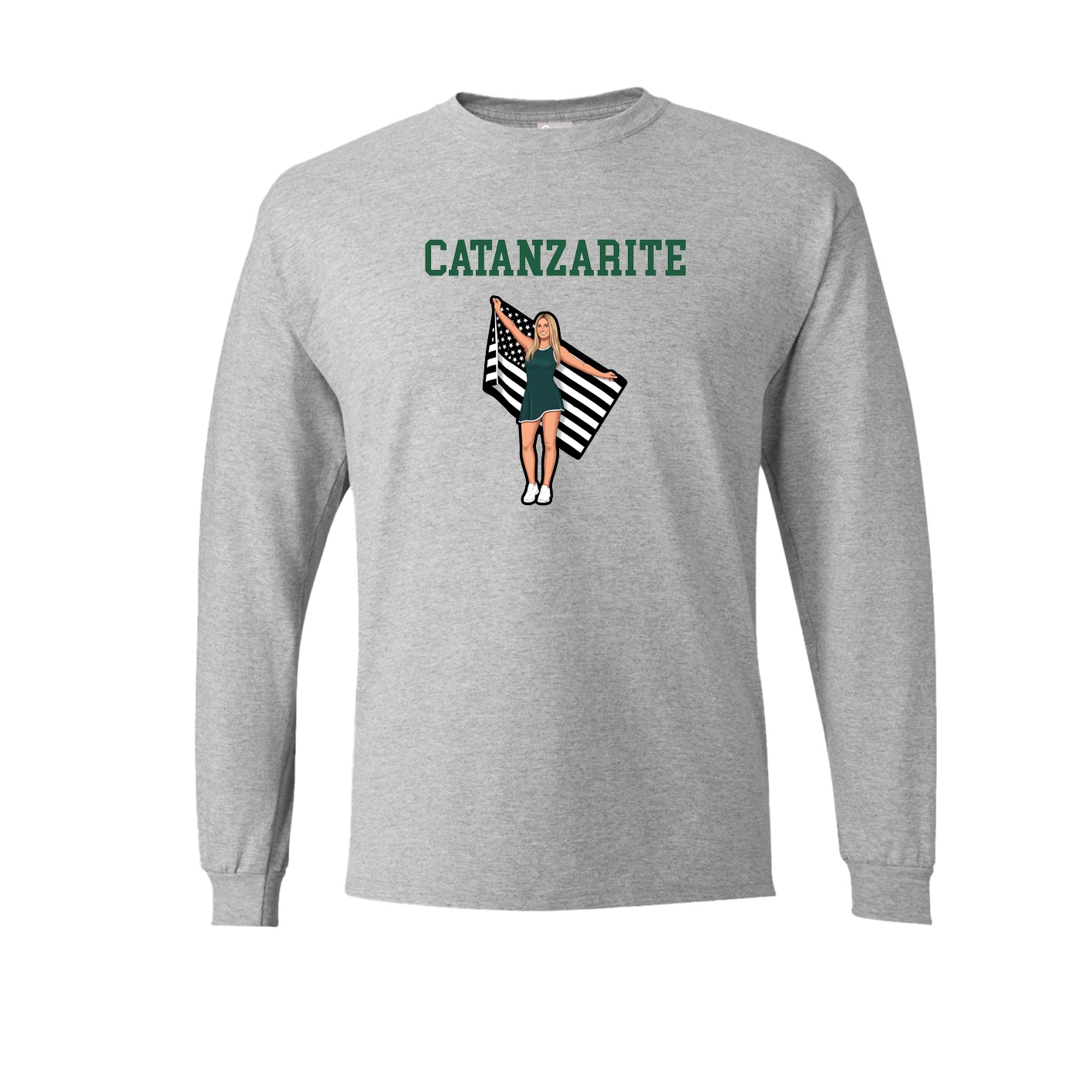 Long Sleeve Tee — Shirsey in Grey