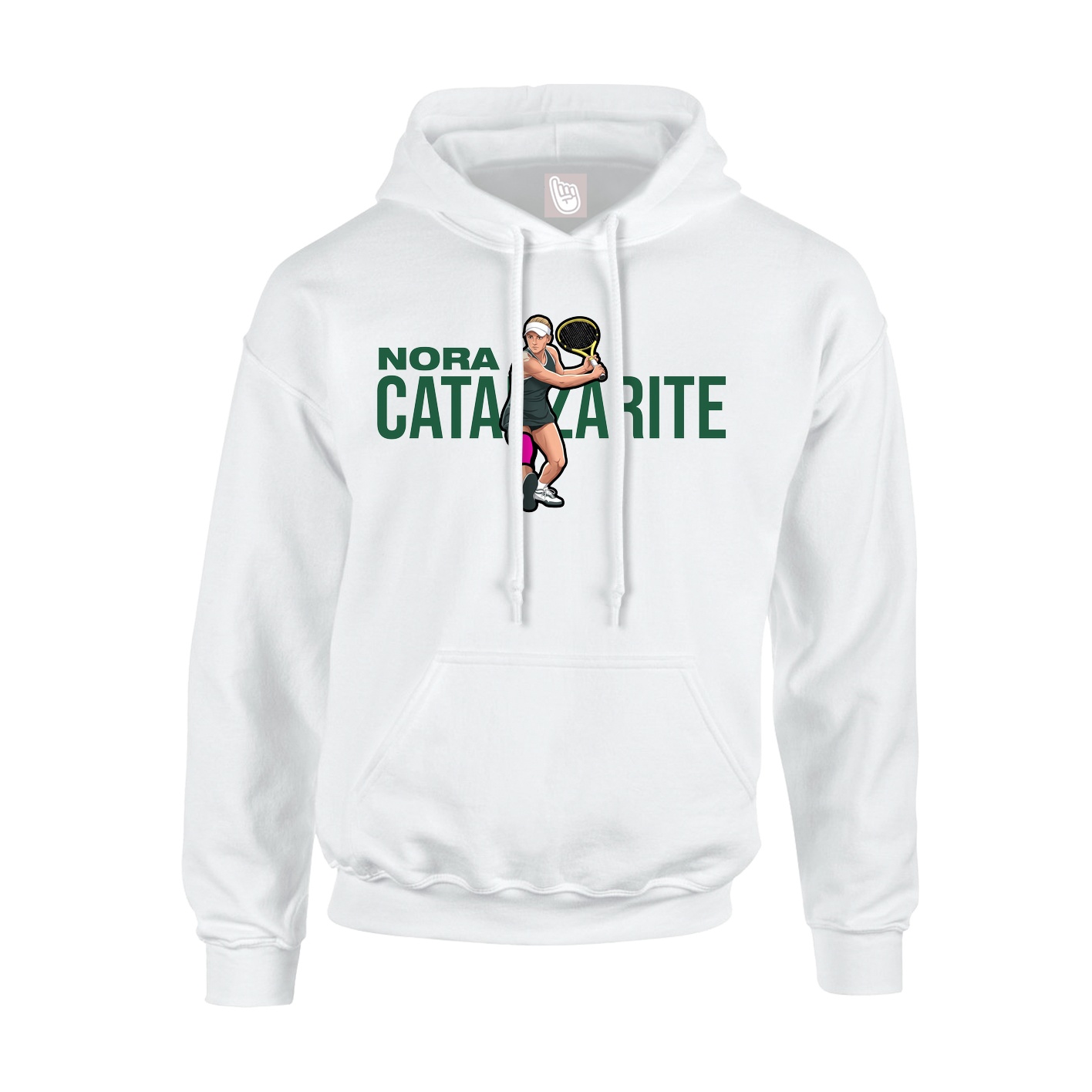 Hoodie — Player Name in White