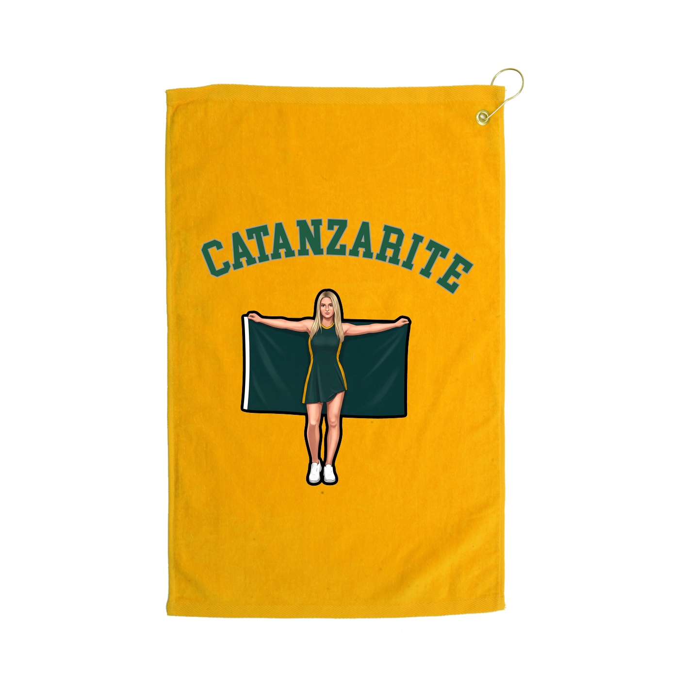 Golf Towel — Shirsey Arch in Gold