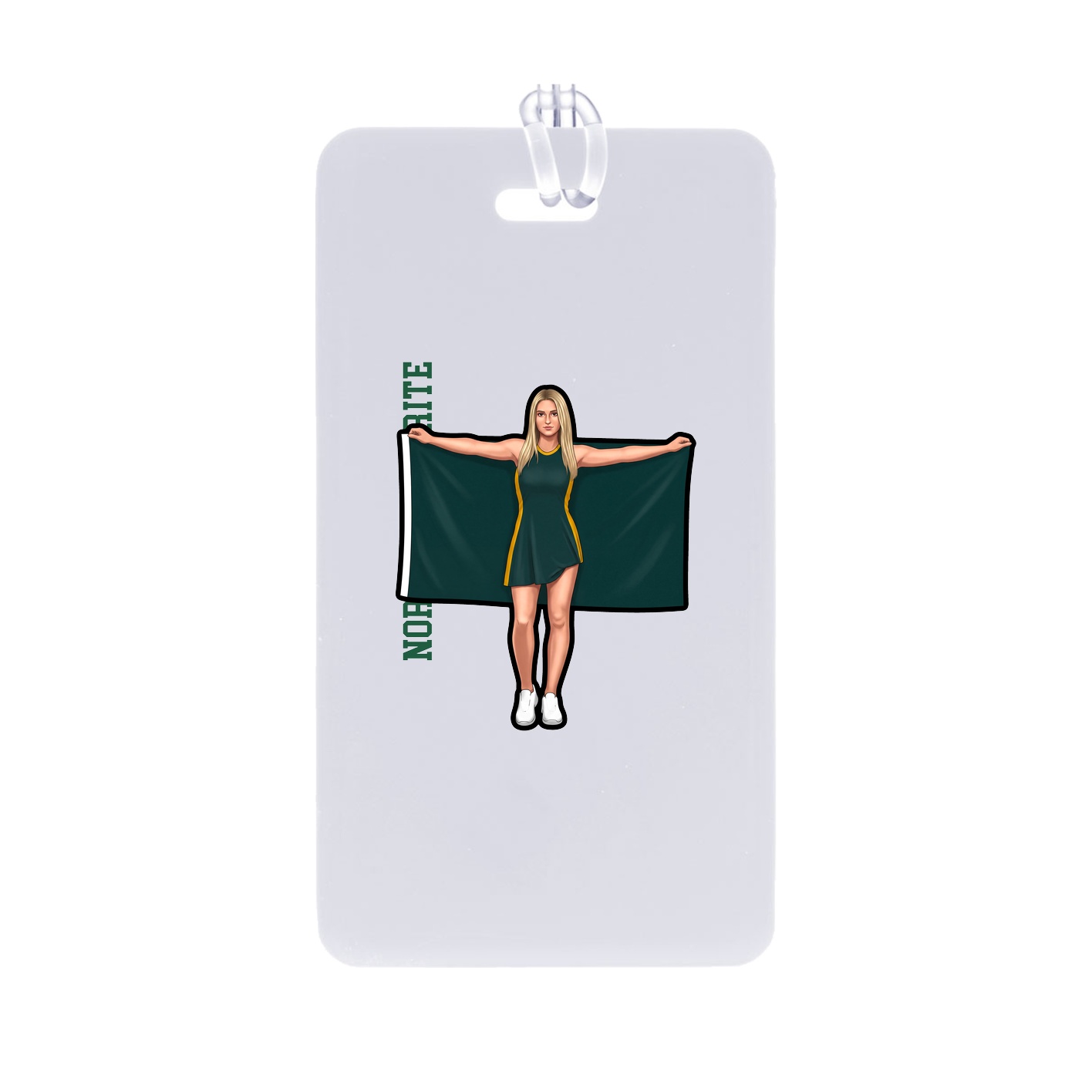 Bag Tag — Name Vertical in Classic